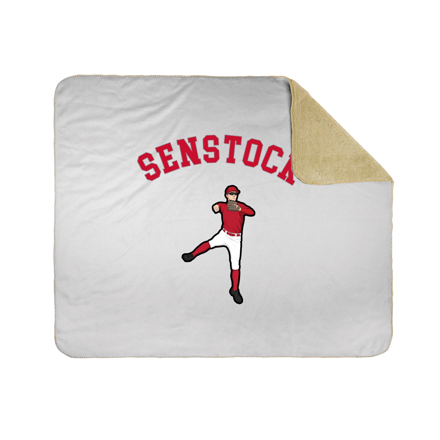 Throw Blanket — Shirsey Arch in White