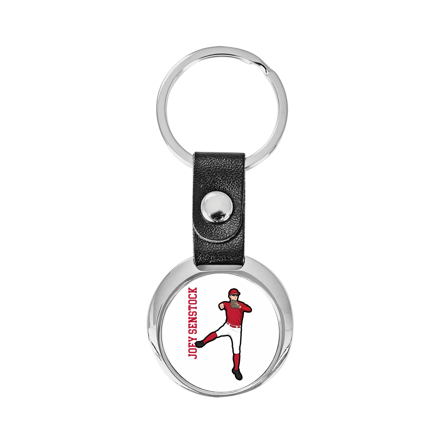 Key Chain — Name Vertical in Classic
