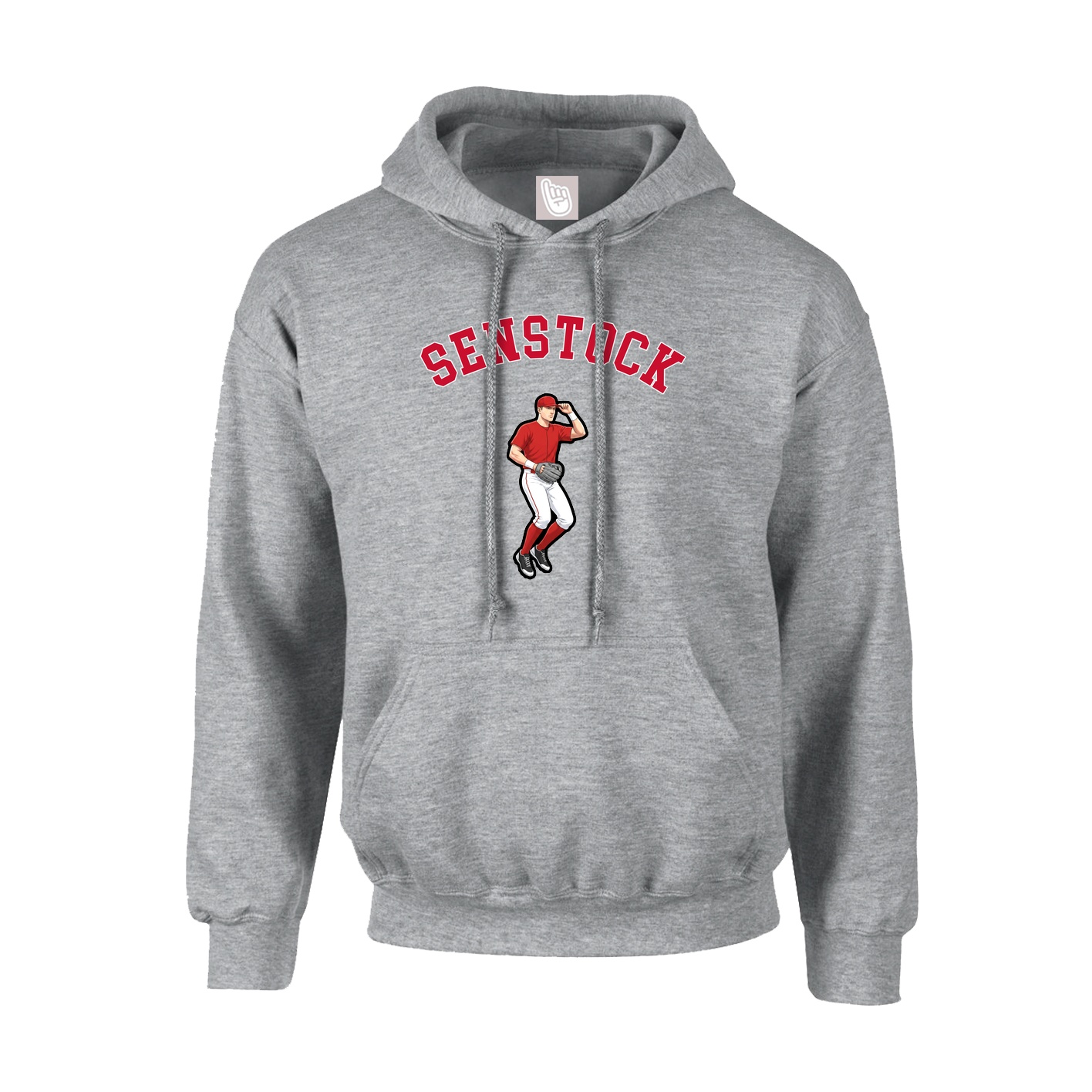 Youth Hoodie — Shirsey Arch in Grey