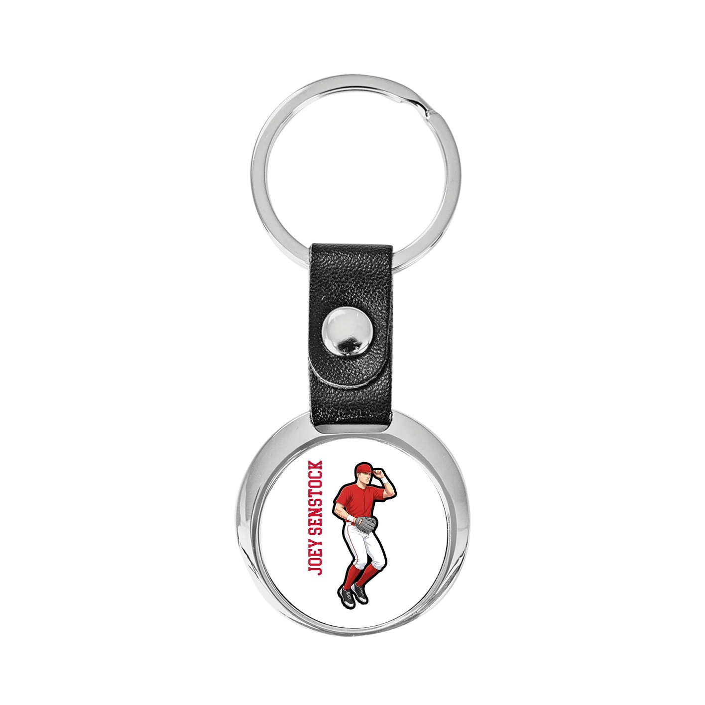 Key Chain — Name Vertical in Classic