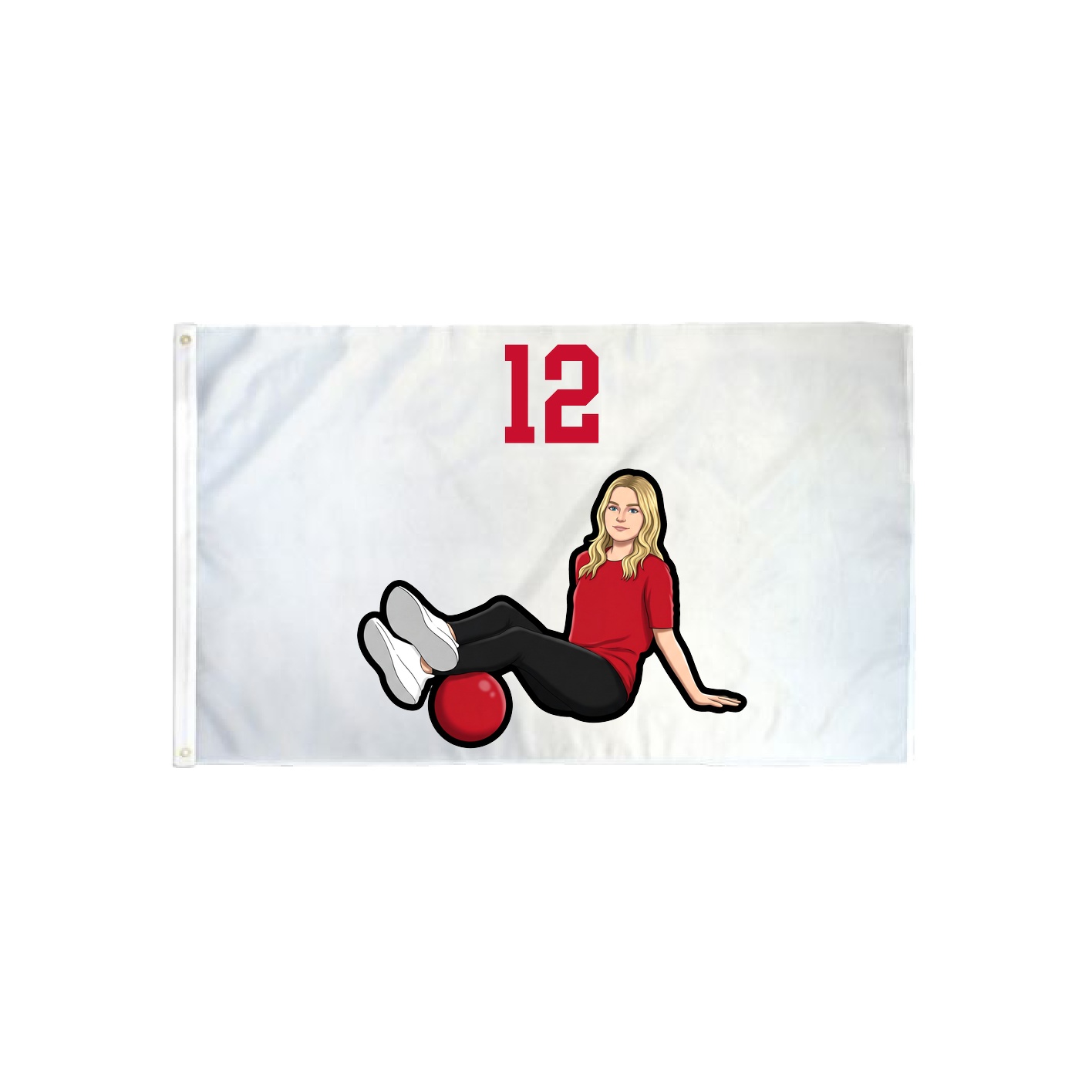 3x5 Flag — Number Top in Classic