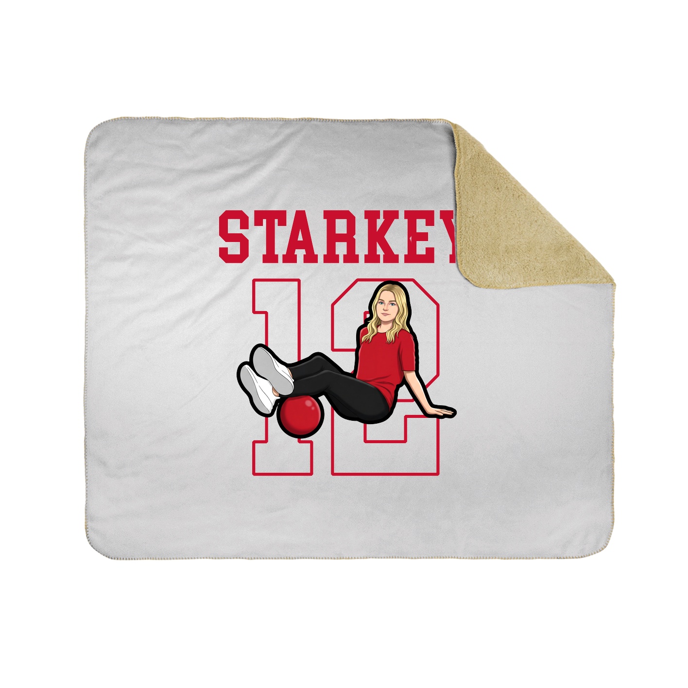 50x60 Sherpa Lined Throw Blanket