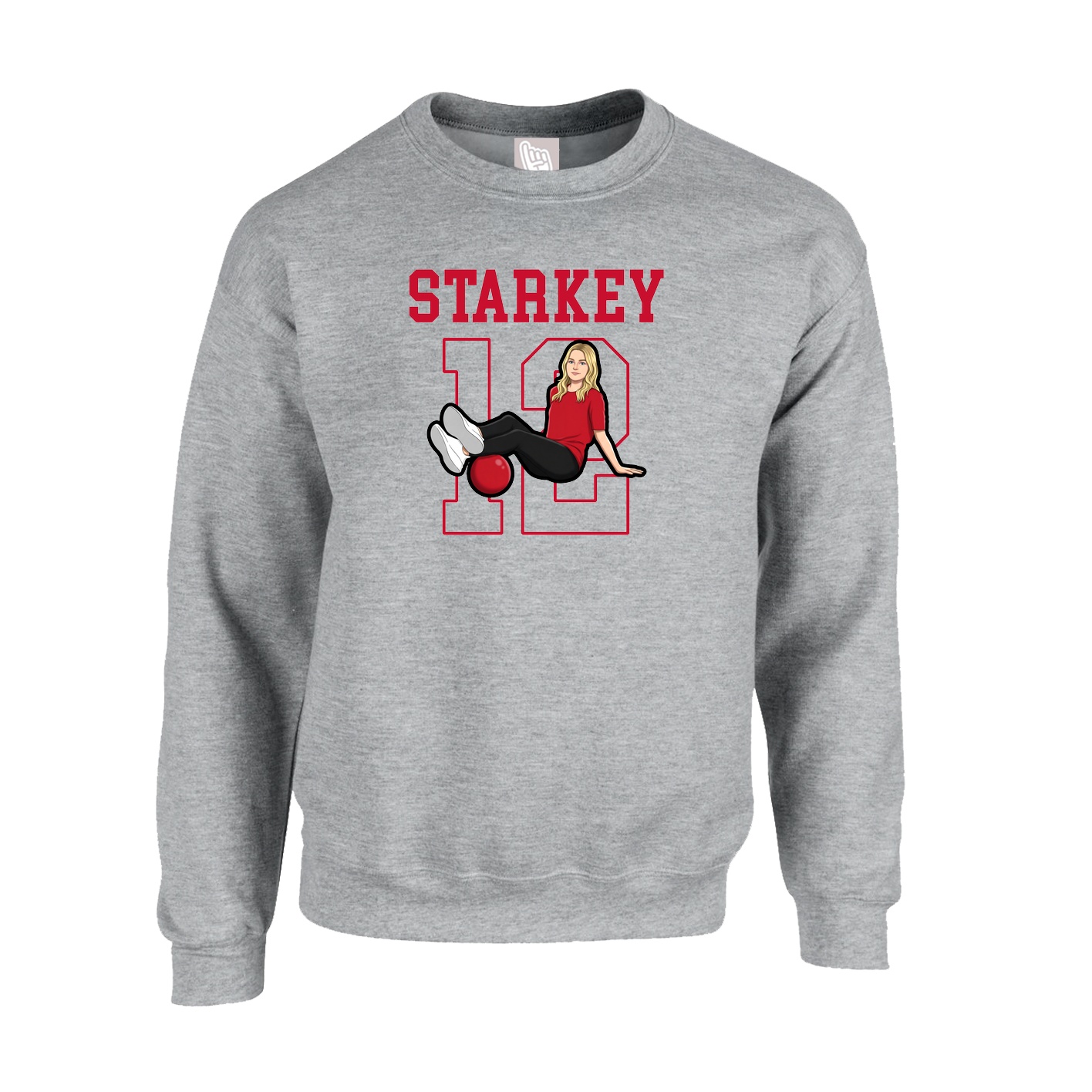 Fleece Crew — Shirsey in Grey