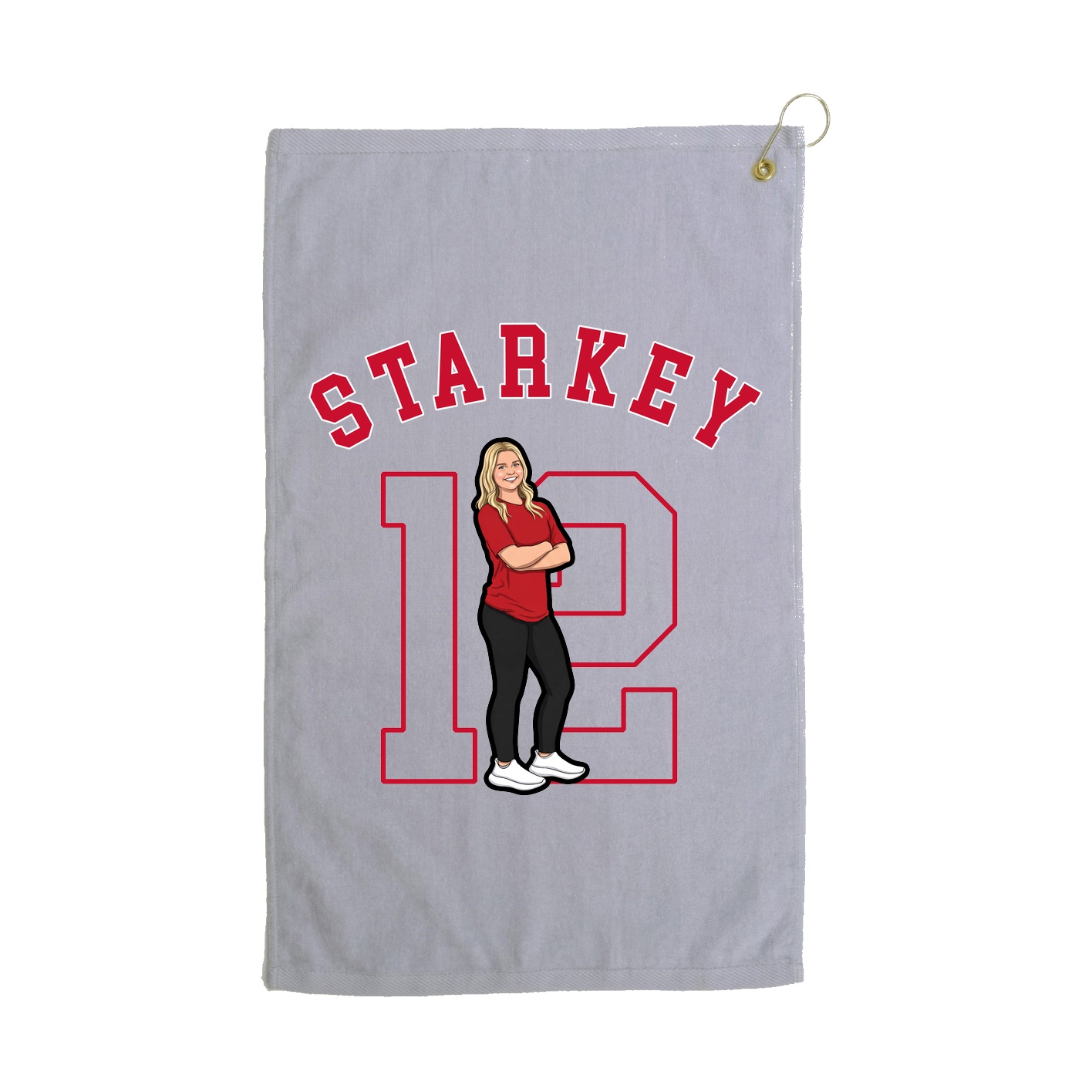 Golf Towel — Shirsey Arch in Grey