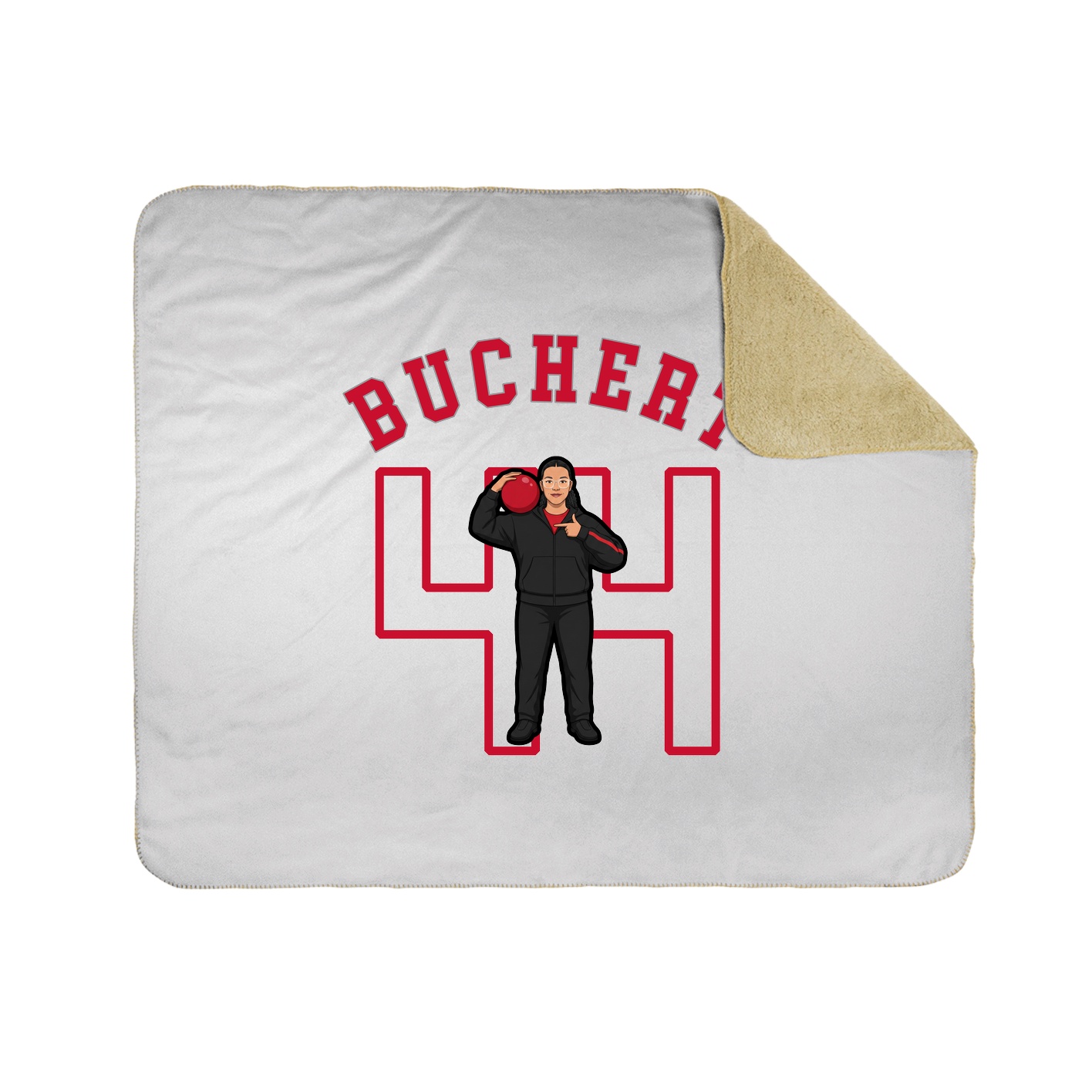 Throw Blanket — Shirsey Arch in White