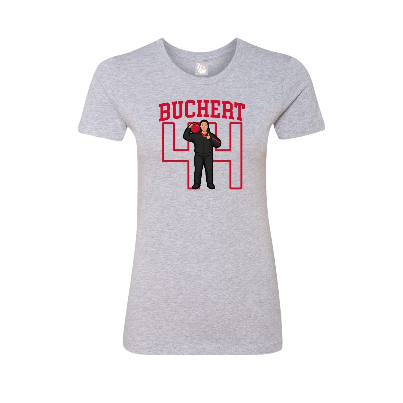 Fitted Women's Tee — Shirsey in Grey