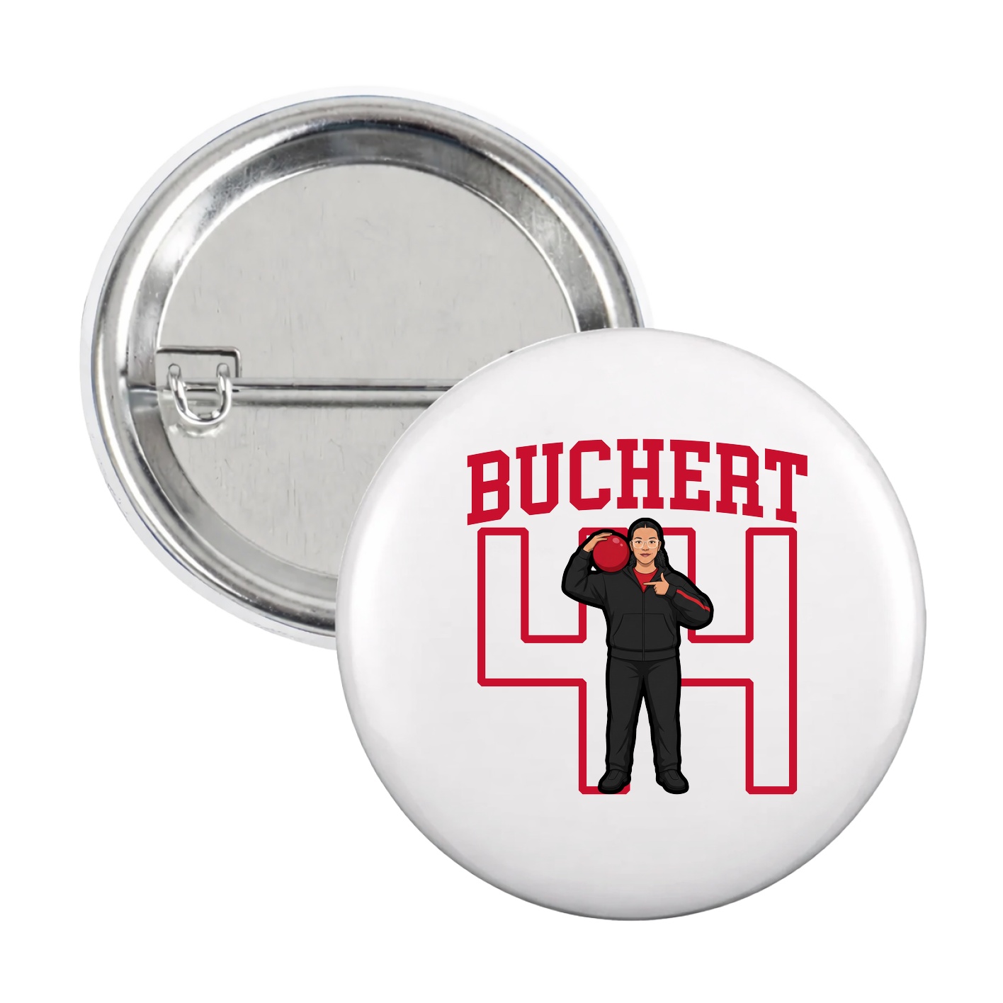 Game Day Button — Shirsey in White