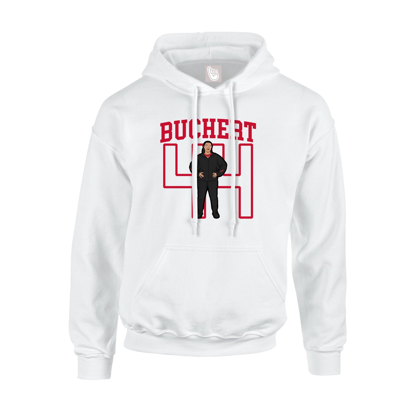 Hoodie — Shirsey in White