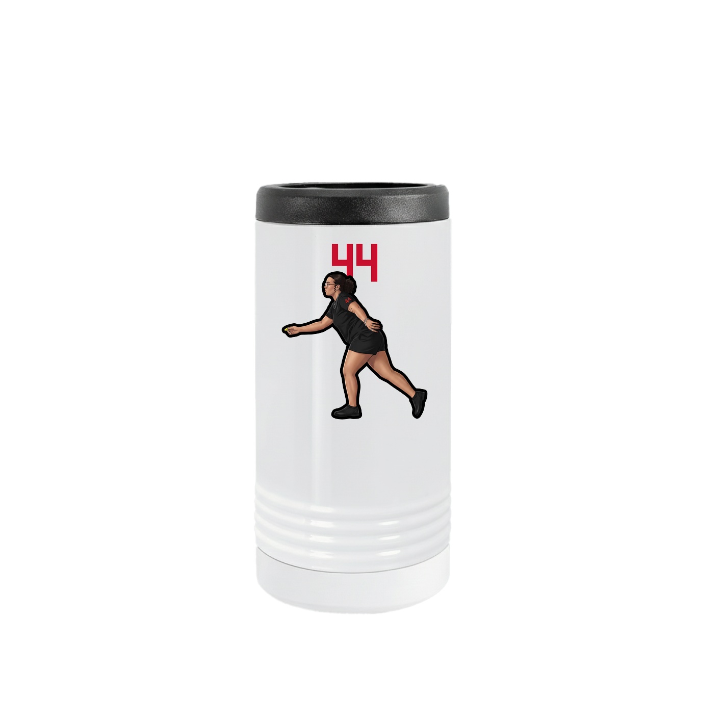 Slim Beverage Holder — Number Top in White