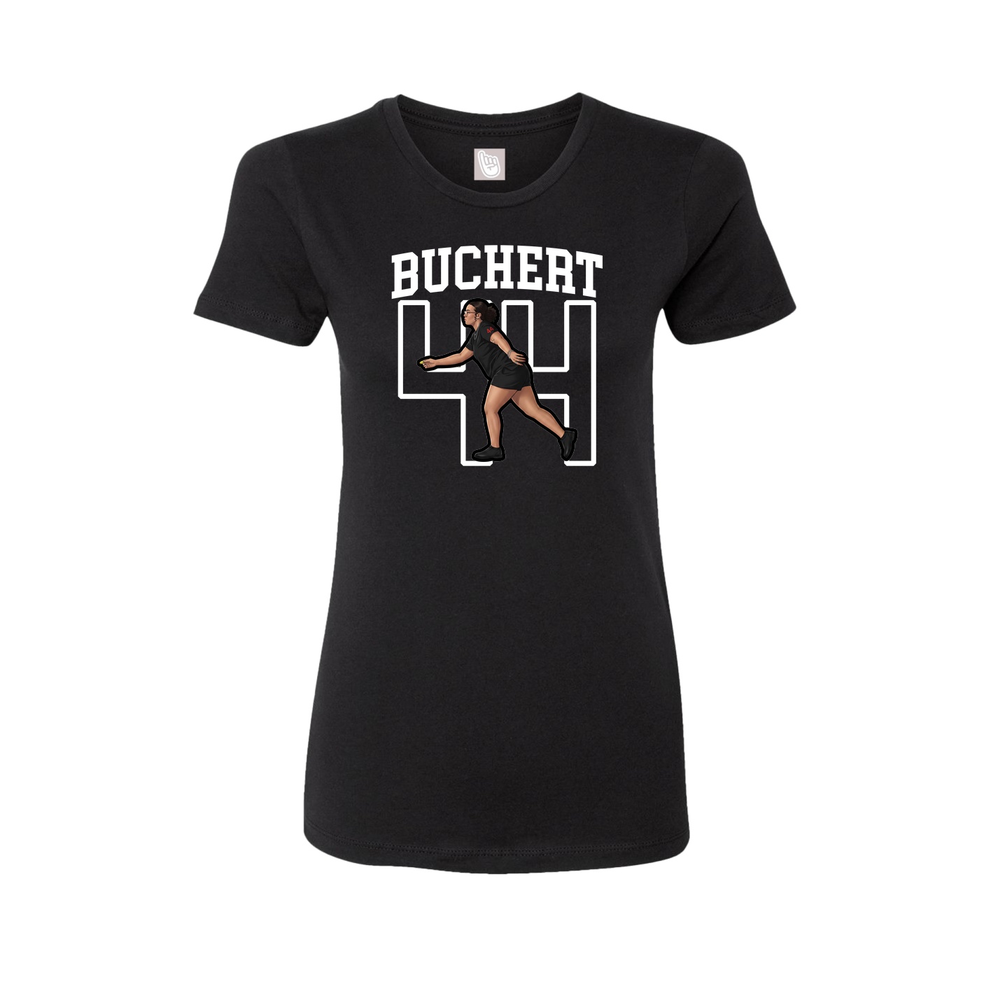 Fitted Women's Tee — Shirsey in Black