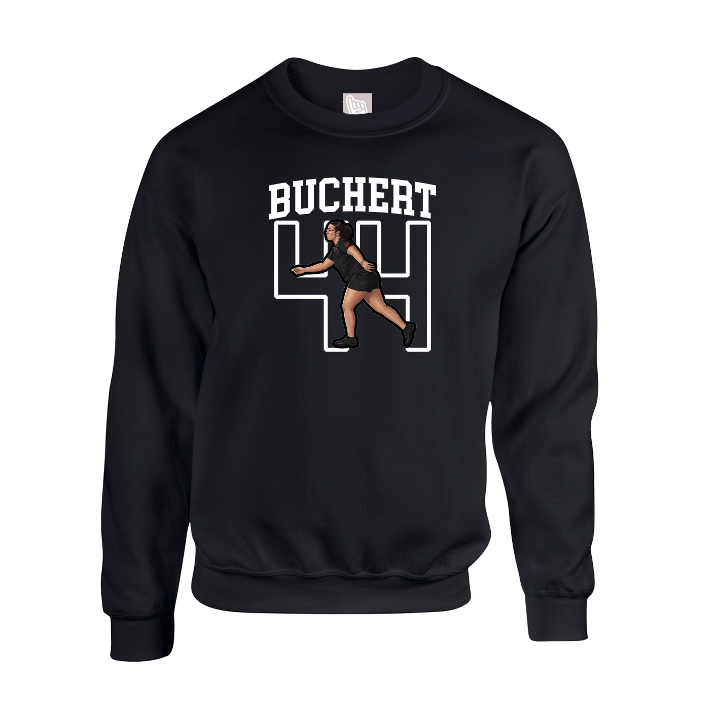 Fleece Crew — Shirsey in Black