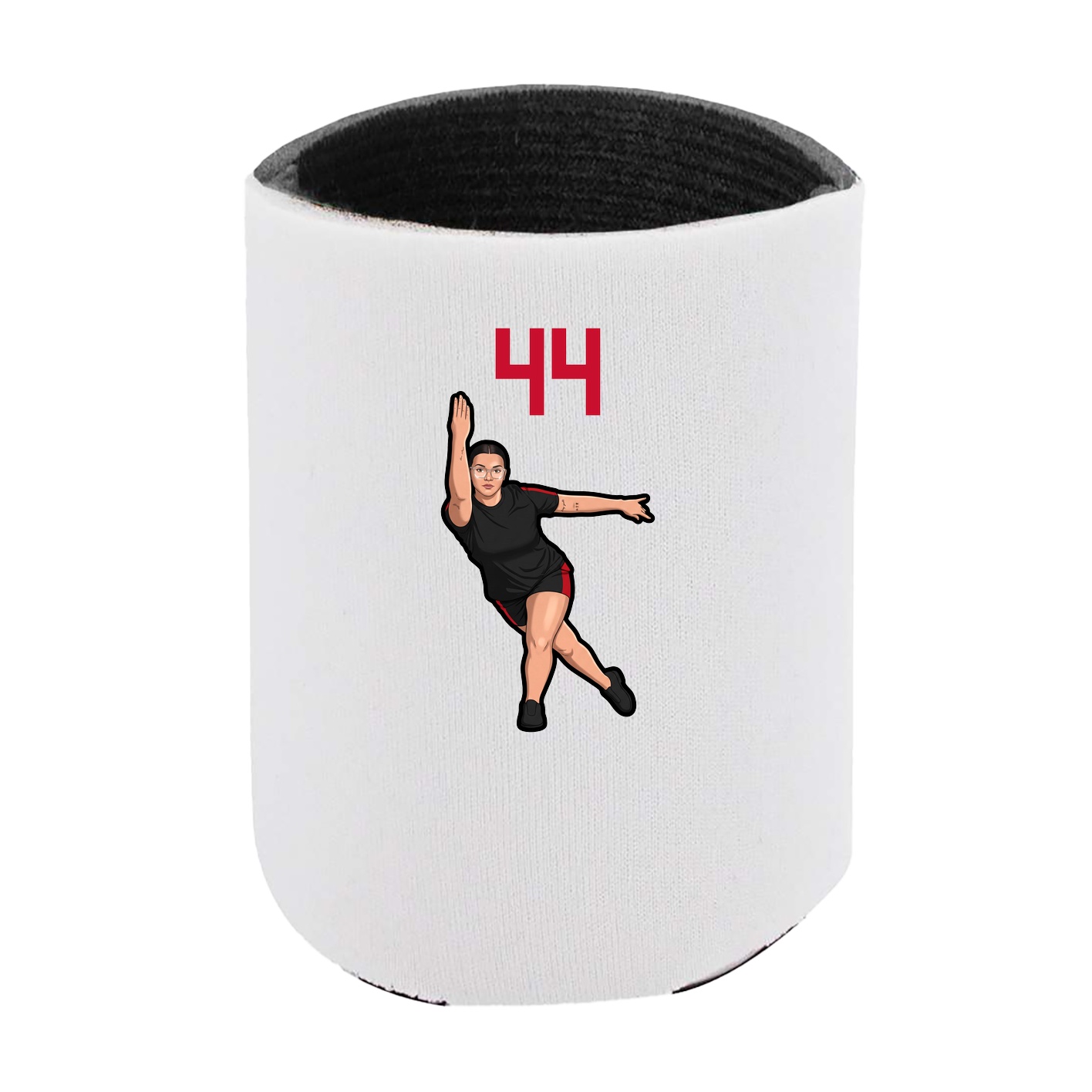Can Holder — Number Top in White