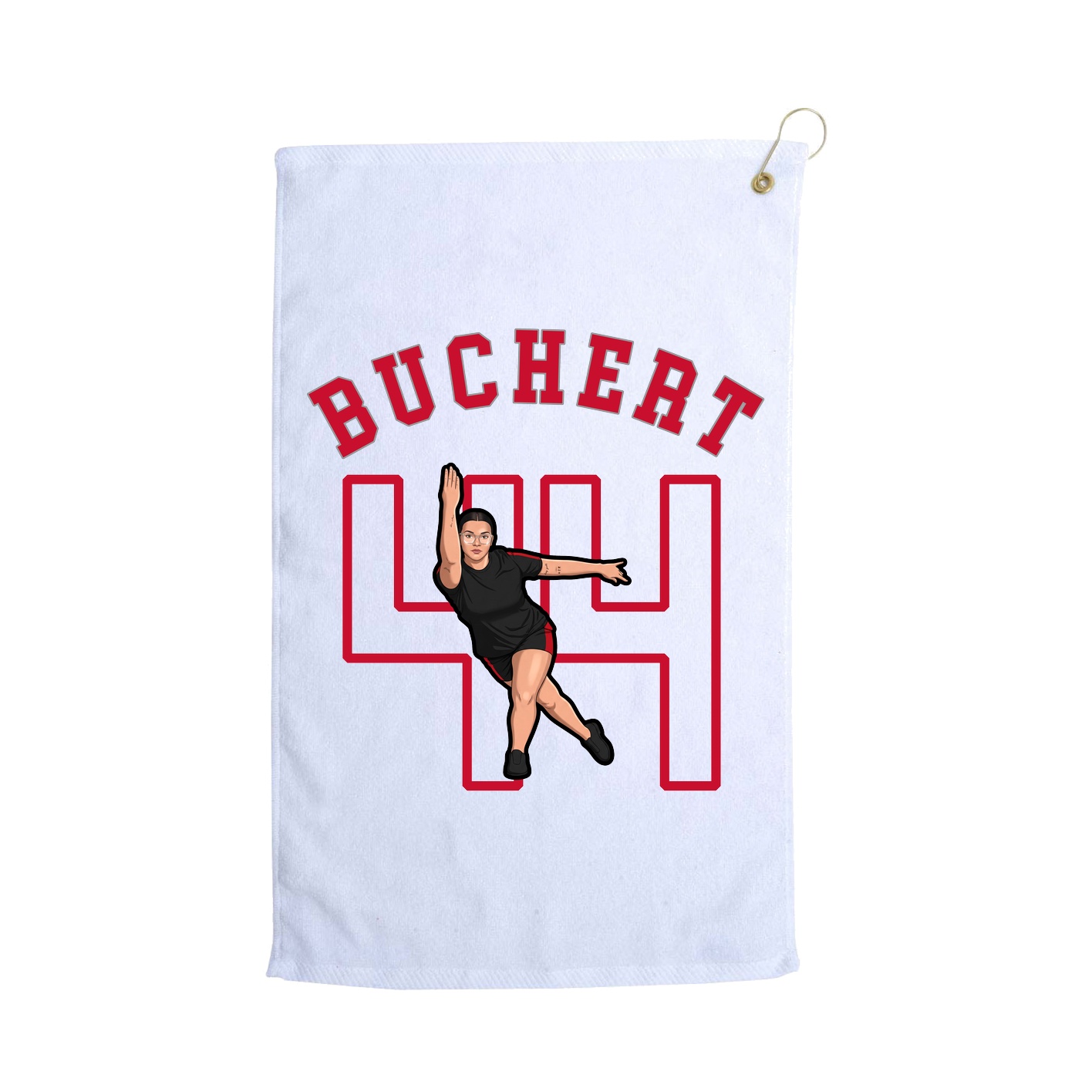 Golf Towel — Shirsey Arch in White