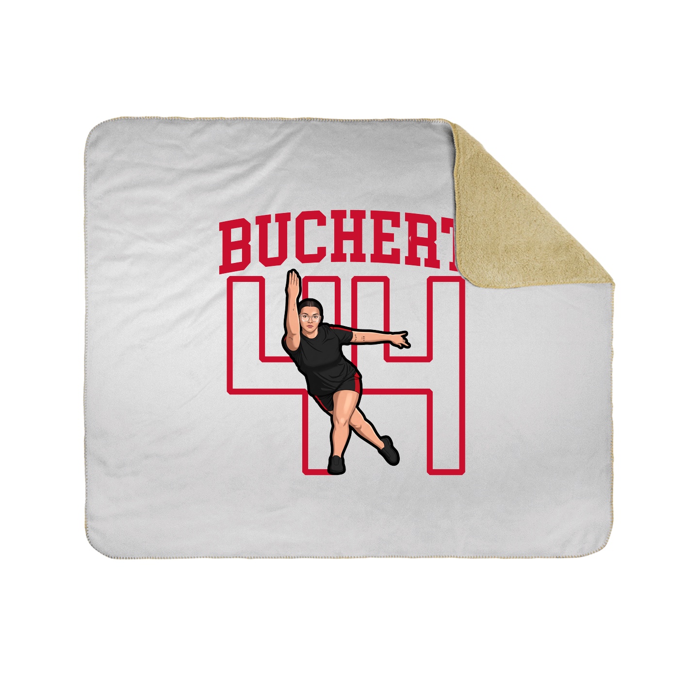 Throw Blanket — Shirsey in White