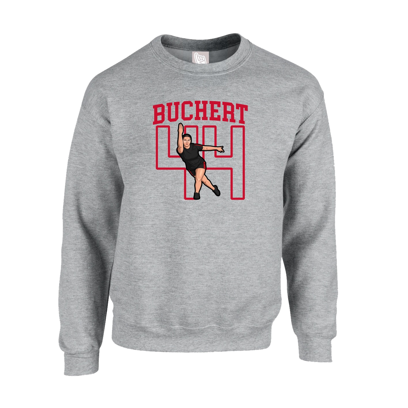 Fleece Crew — Shirsey in Grey