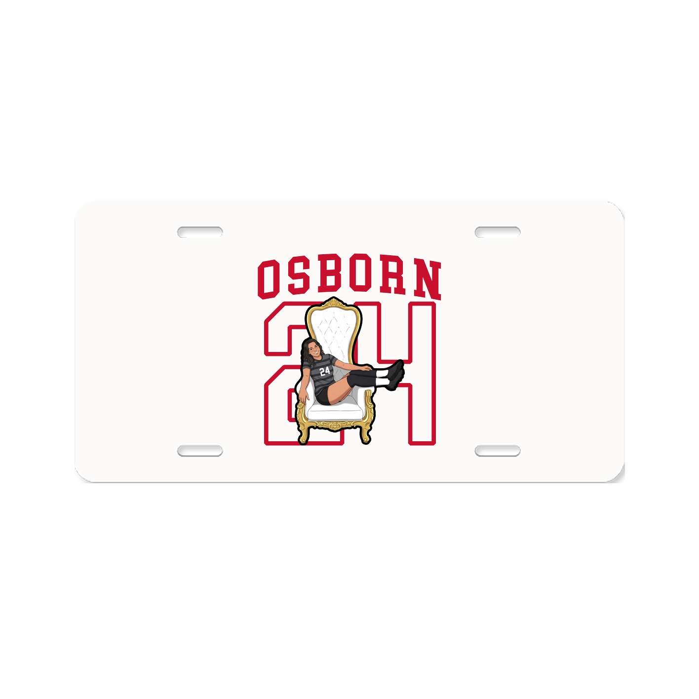 License Plate — Shirsey in Classic
