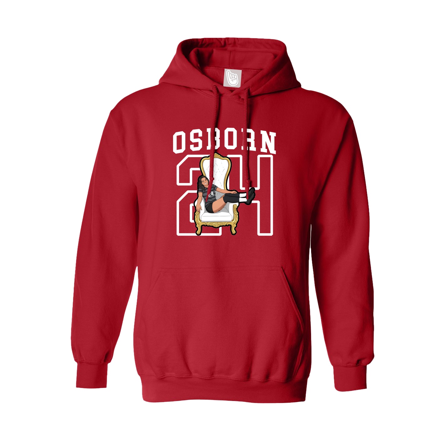Youth Hoodie — Shirsey in Red