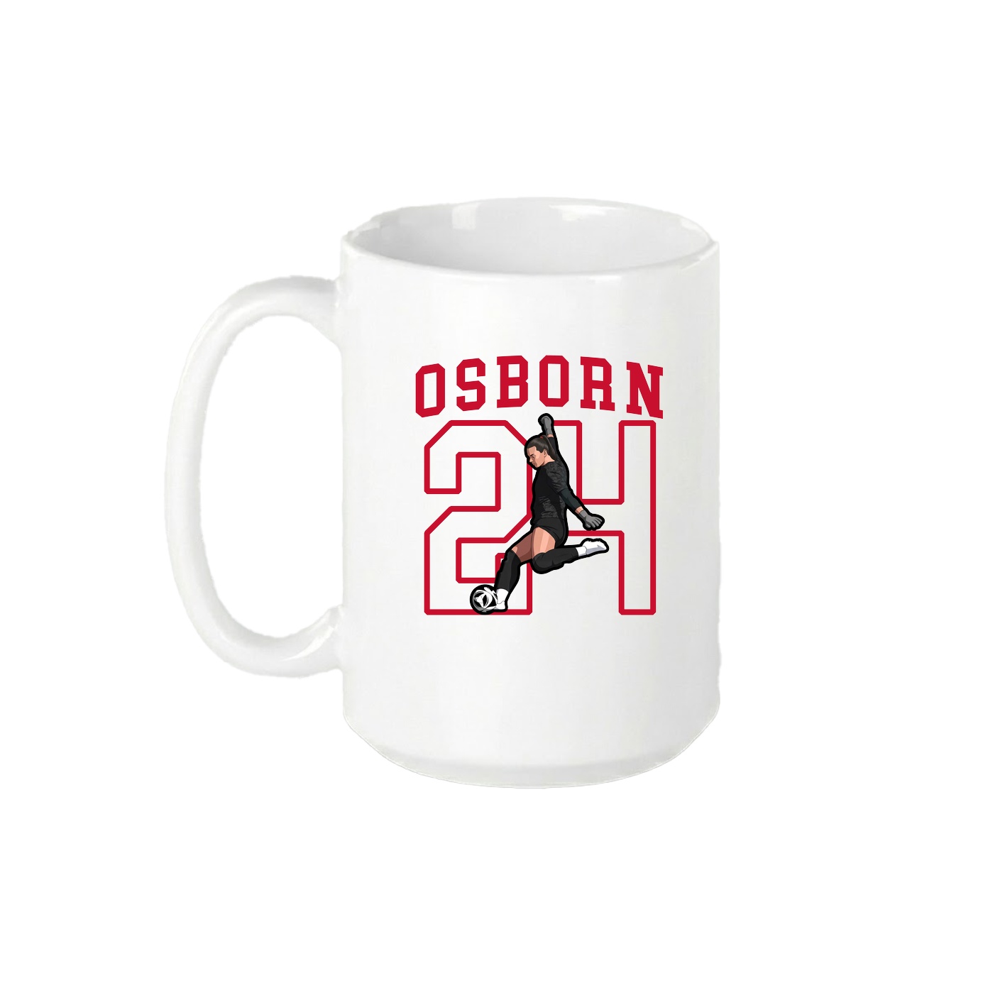 15oz Coffee Mug — Shirsey in White
