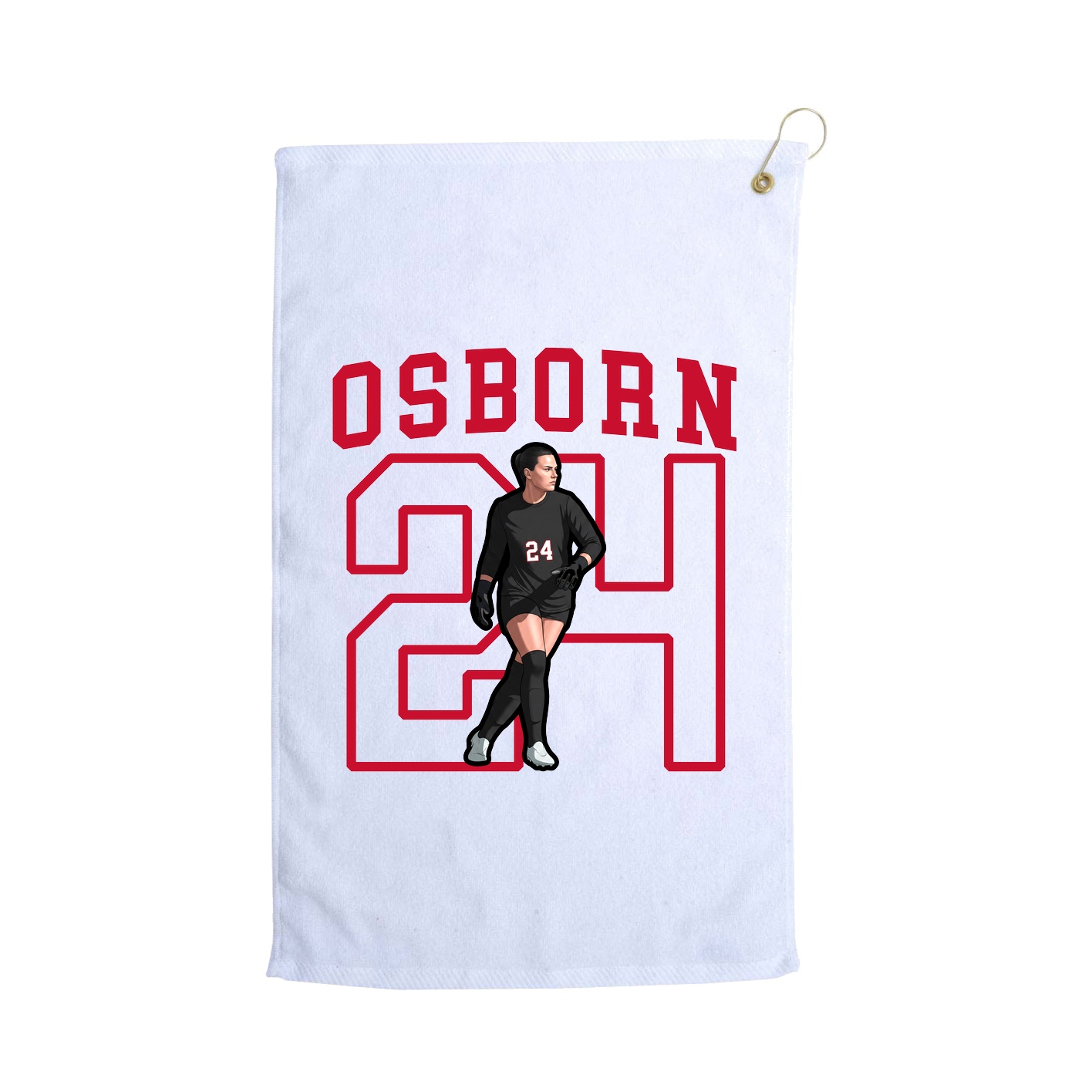 Golf Towel — Shirsey in White