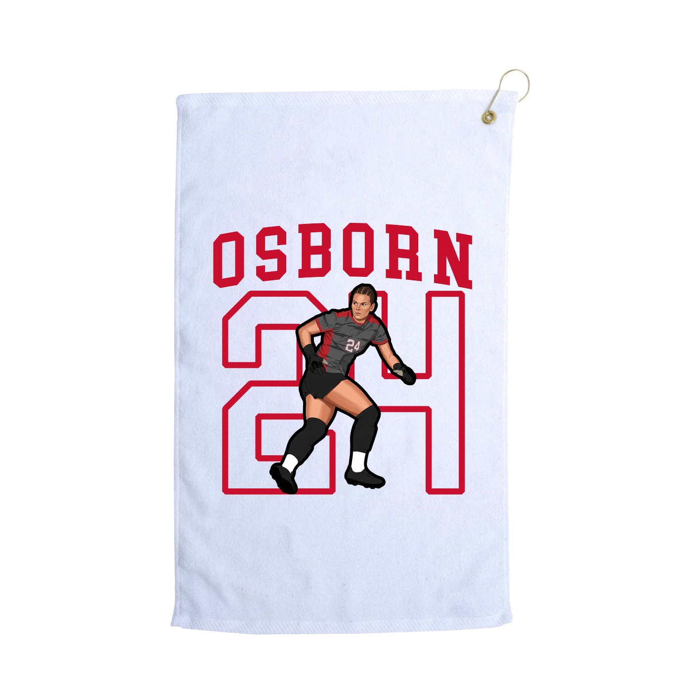 Golf Towel — Shirsey in White