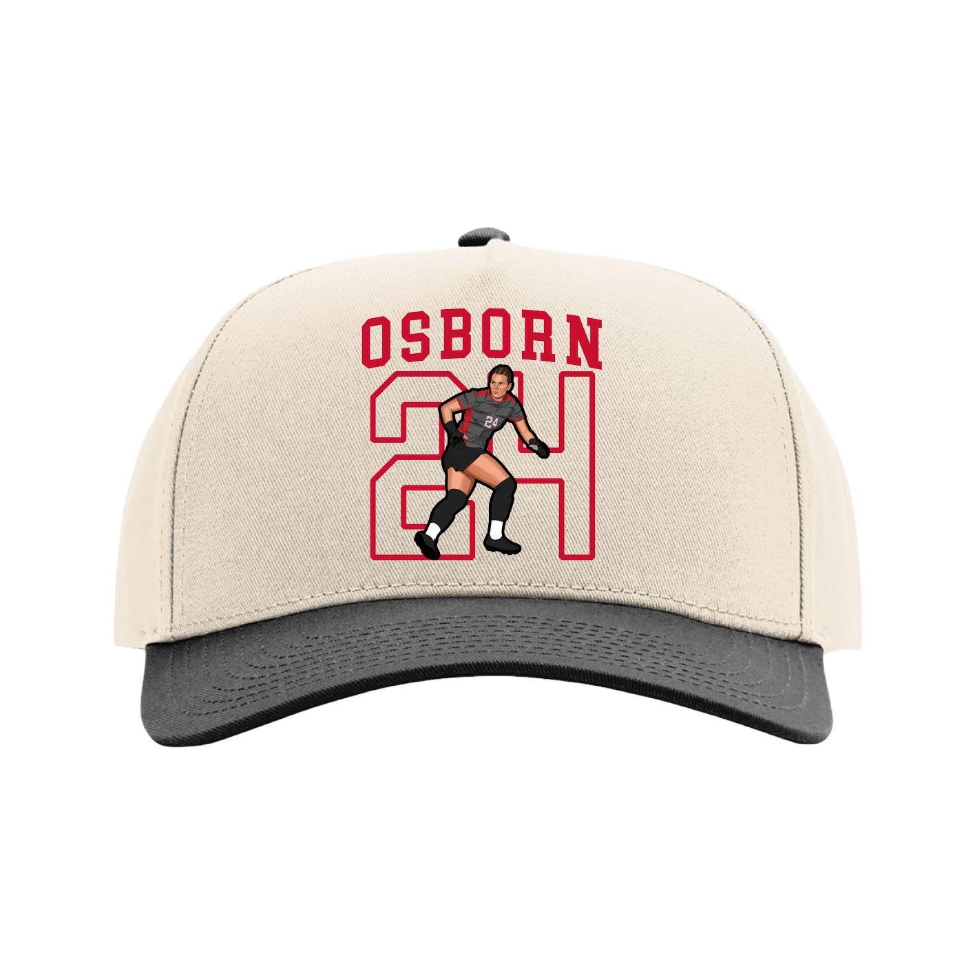 Full Fabric Five-Panel Champ Cap