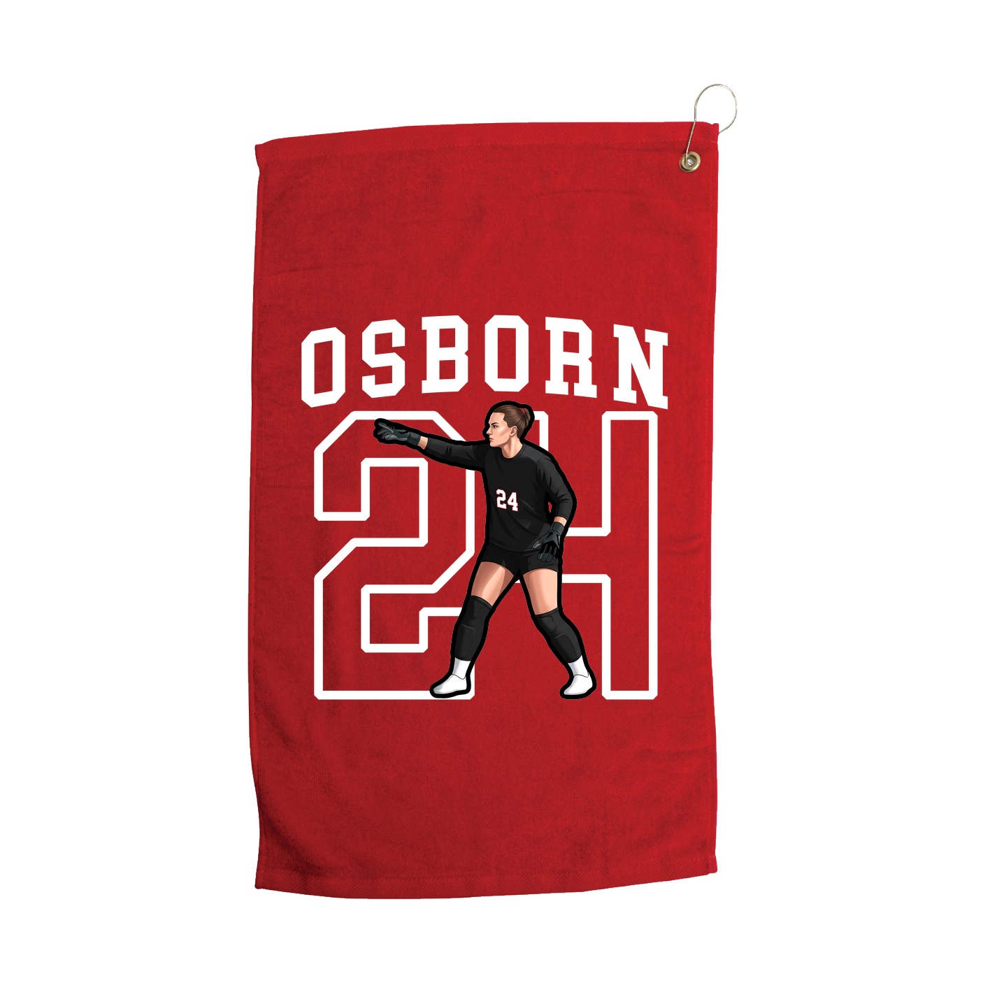 Golf Towel — Shirsey in Red