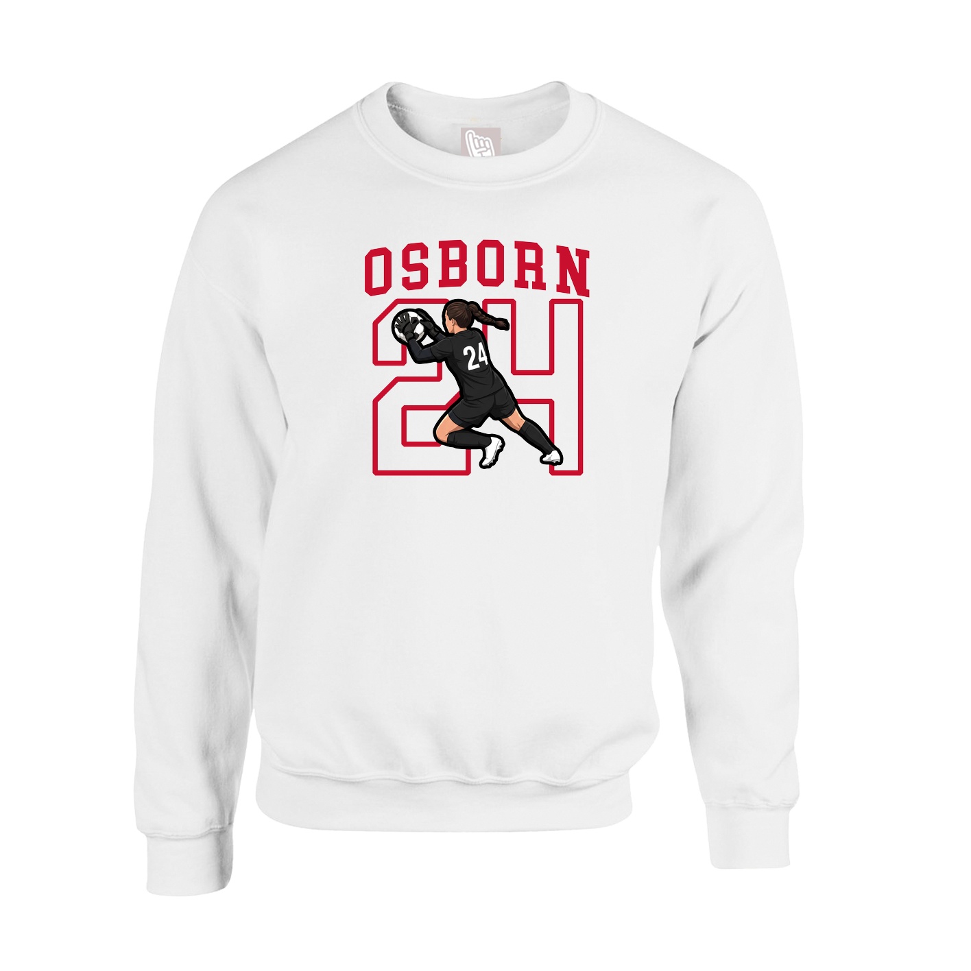 Fleece Crew — Shirsey in White