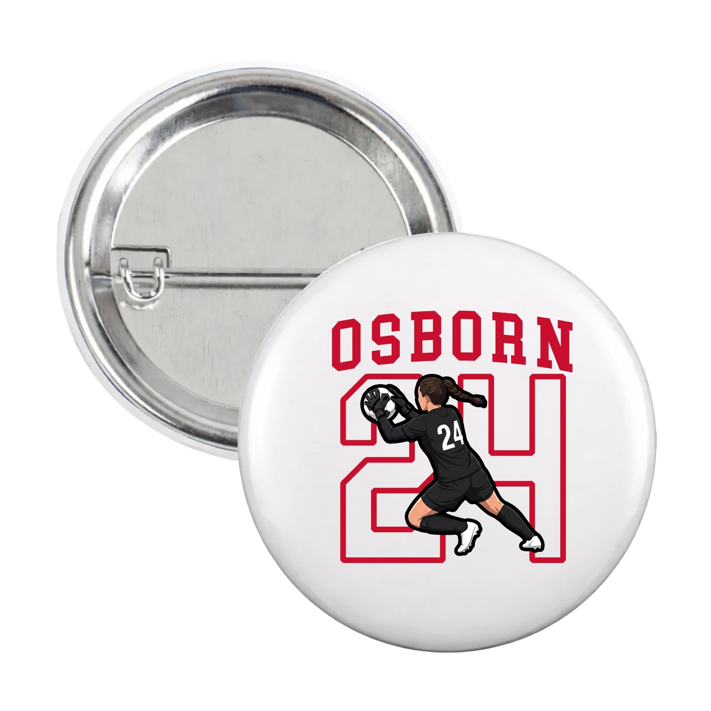 Game Day Button — Shirsey in White