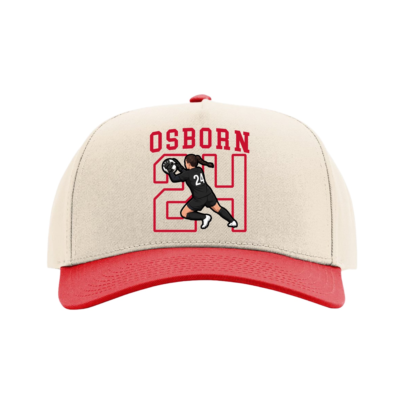 Full Fabric Five-Panel Champ Cap