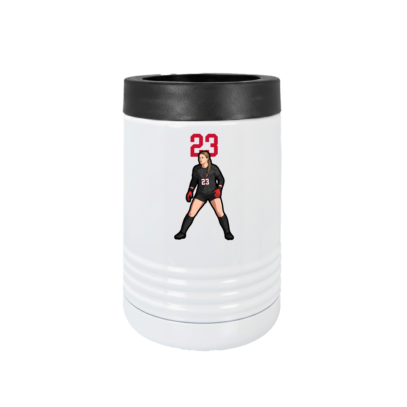 Beverage Holder — Number Top in White