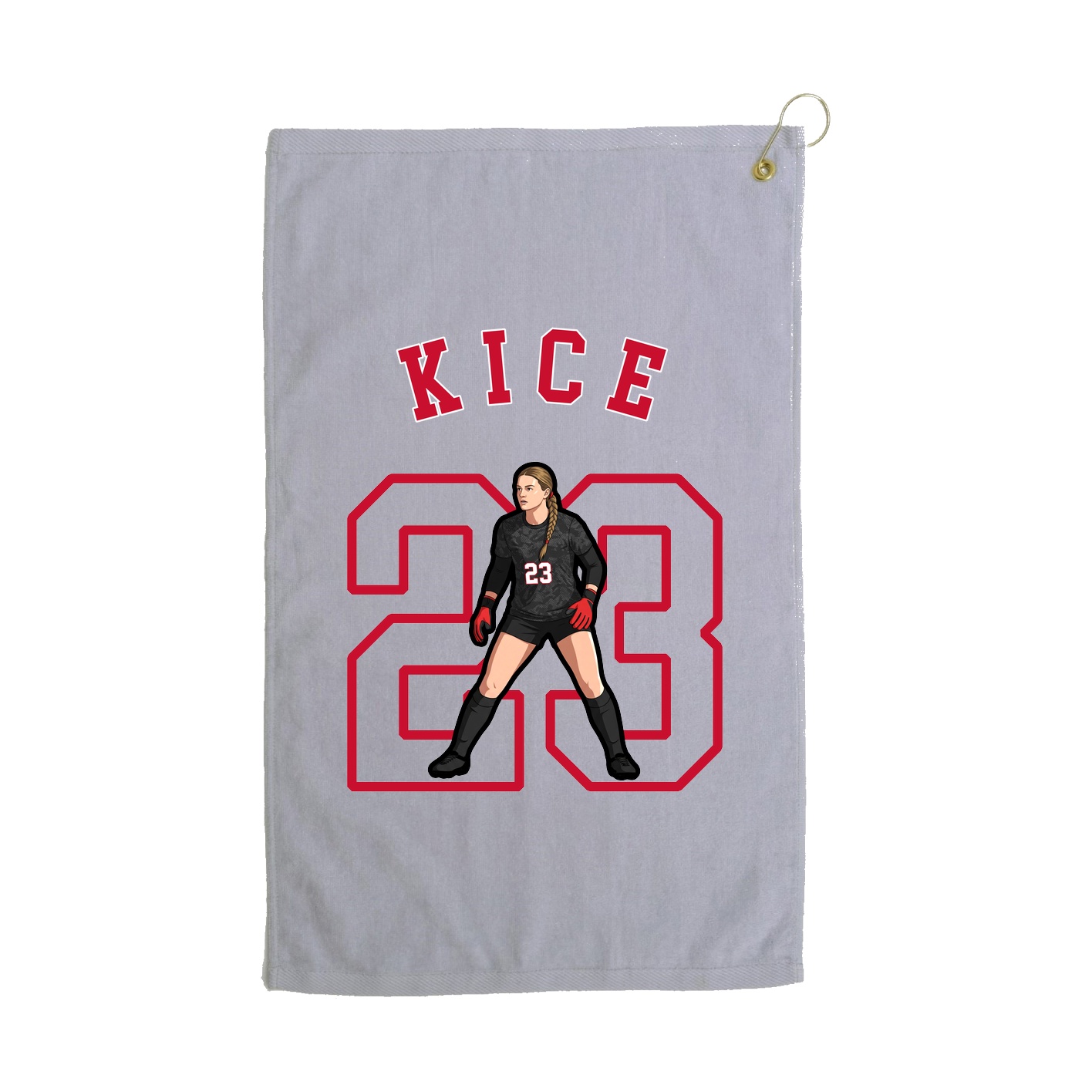 Golf Towel — Shirsey Arch in Grey