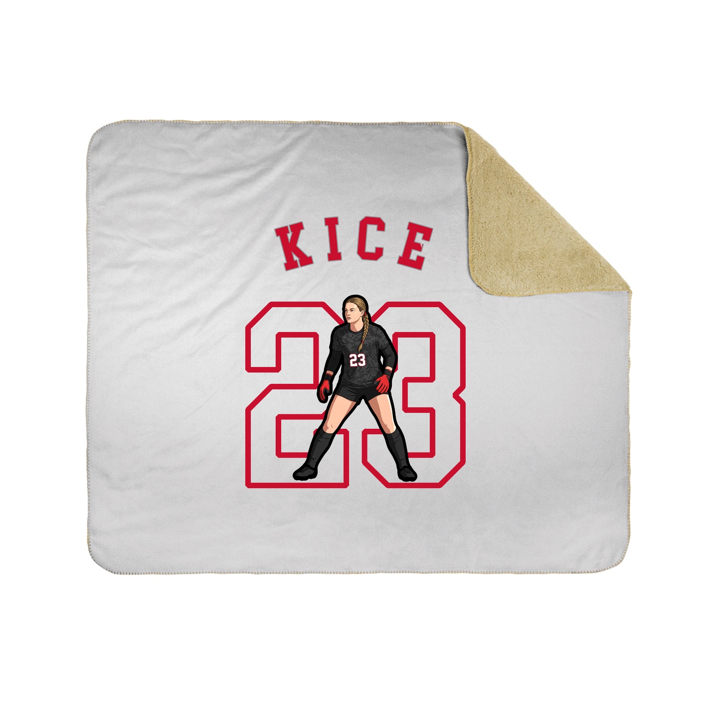 Throw Blanket — Shirsey Arch in White