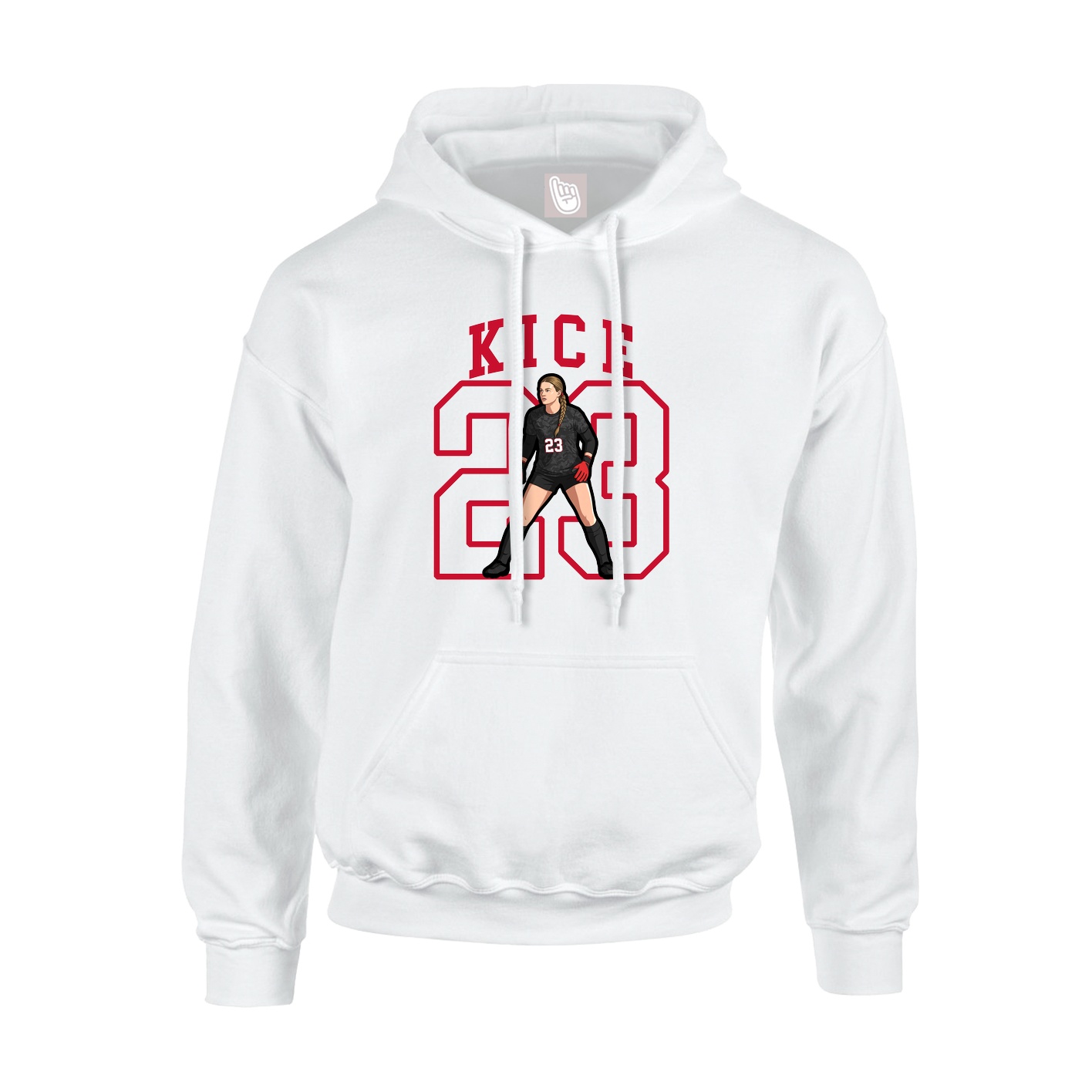 Hoodie — Shirsey in White