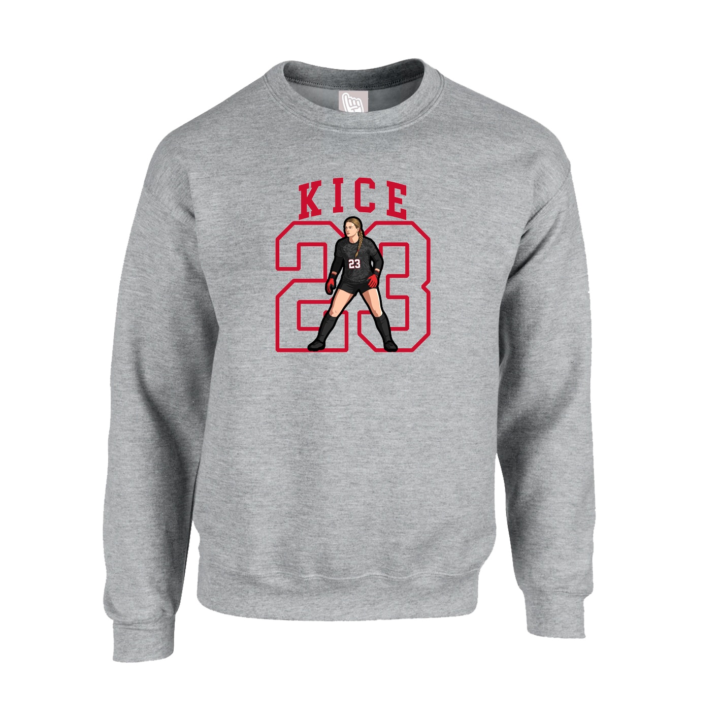 Fleece Crew — Shirsey in Grey