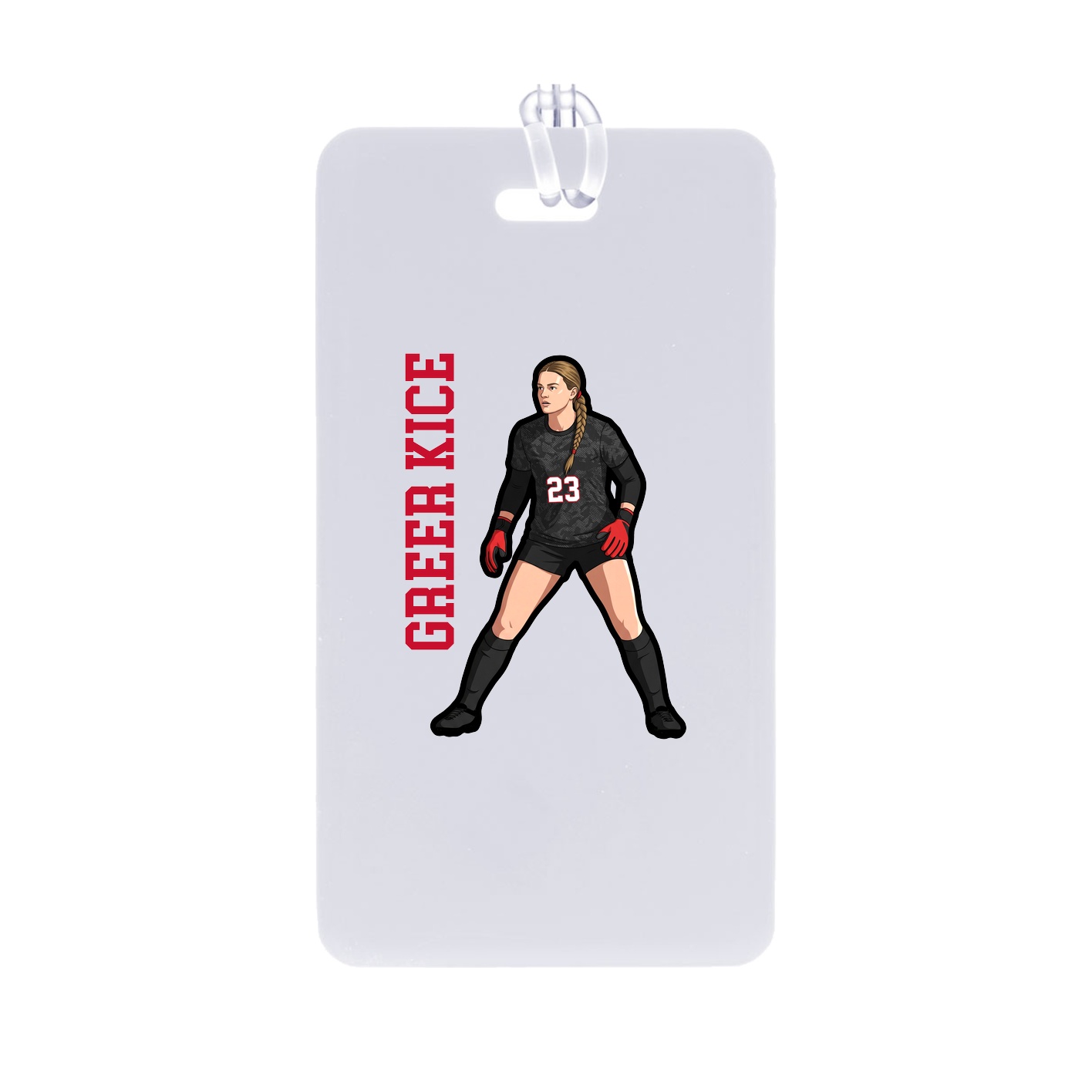 Bag Tag — Name Vertical in Classic