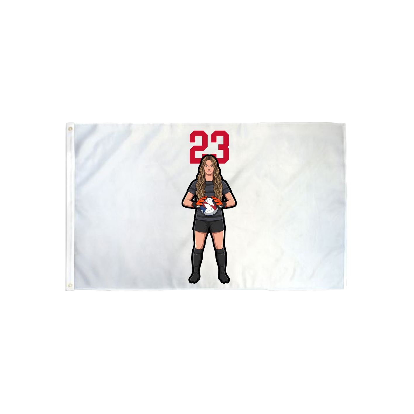3x5 Flag — Number Top in Classic