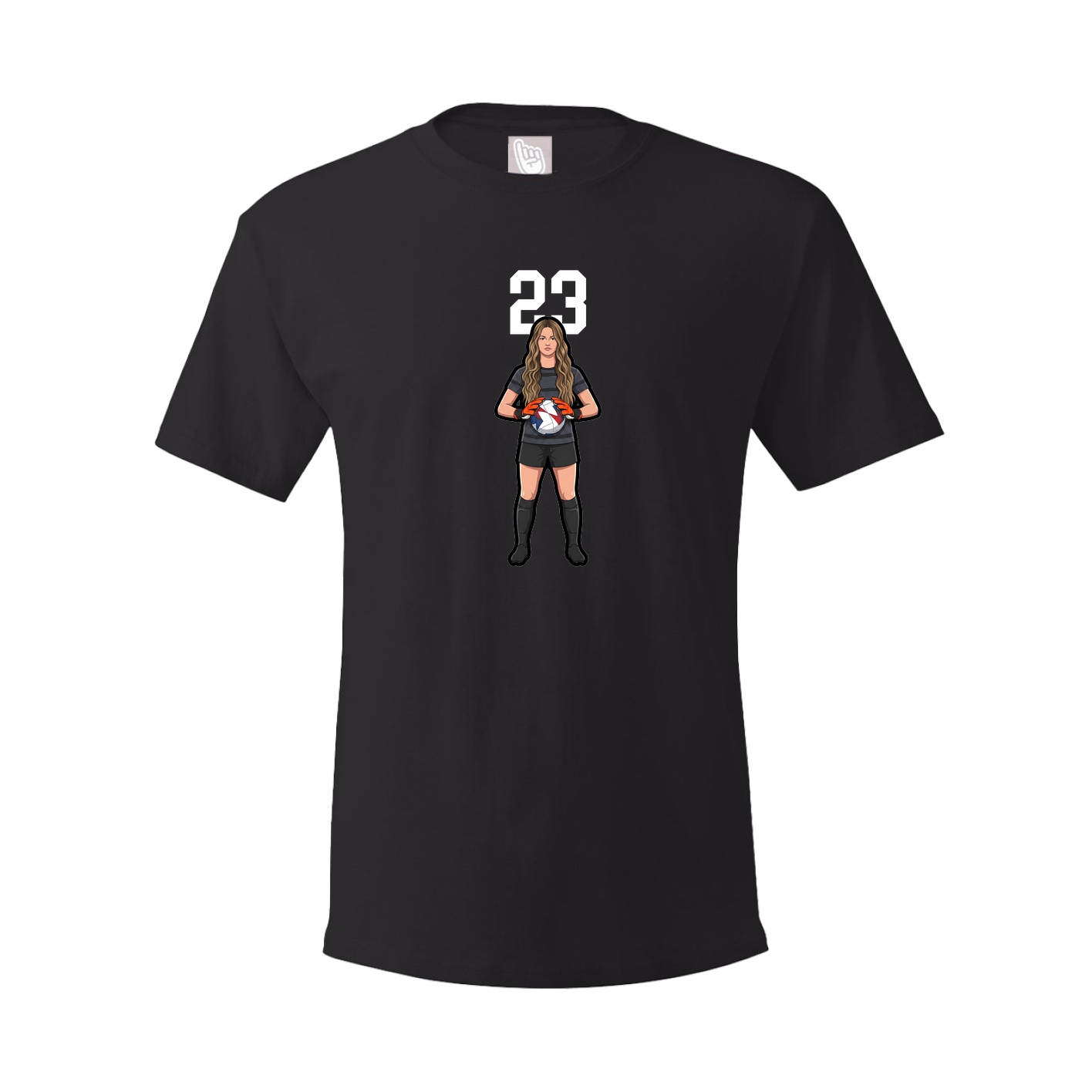 Tee — Number Top in Black