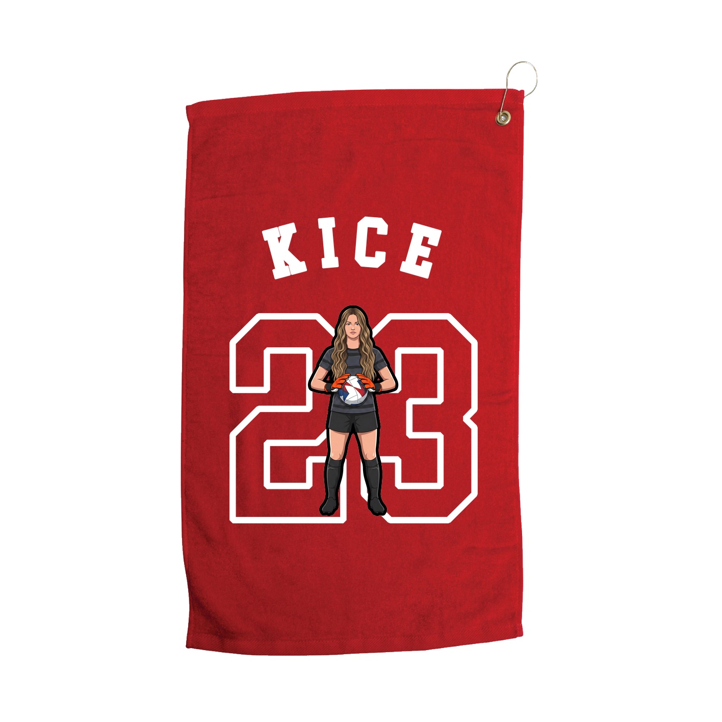 Golf Towel — Shirsey Arch in Red
