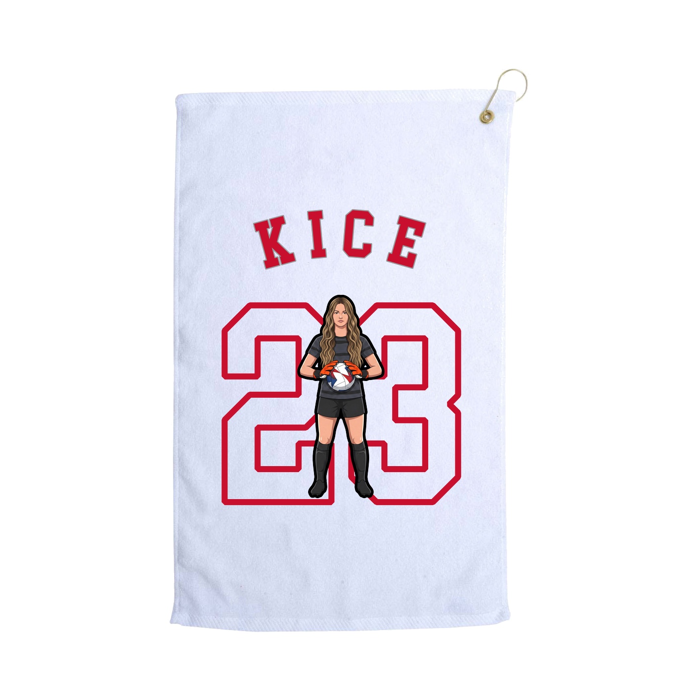 Golf Towel — Shirsey Arch in White