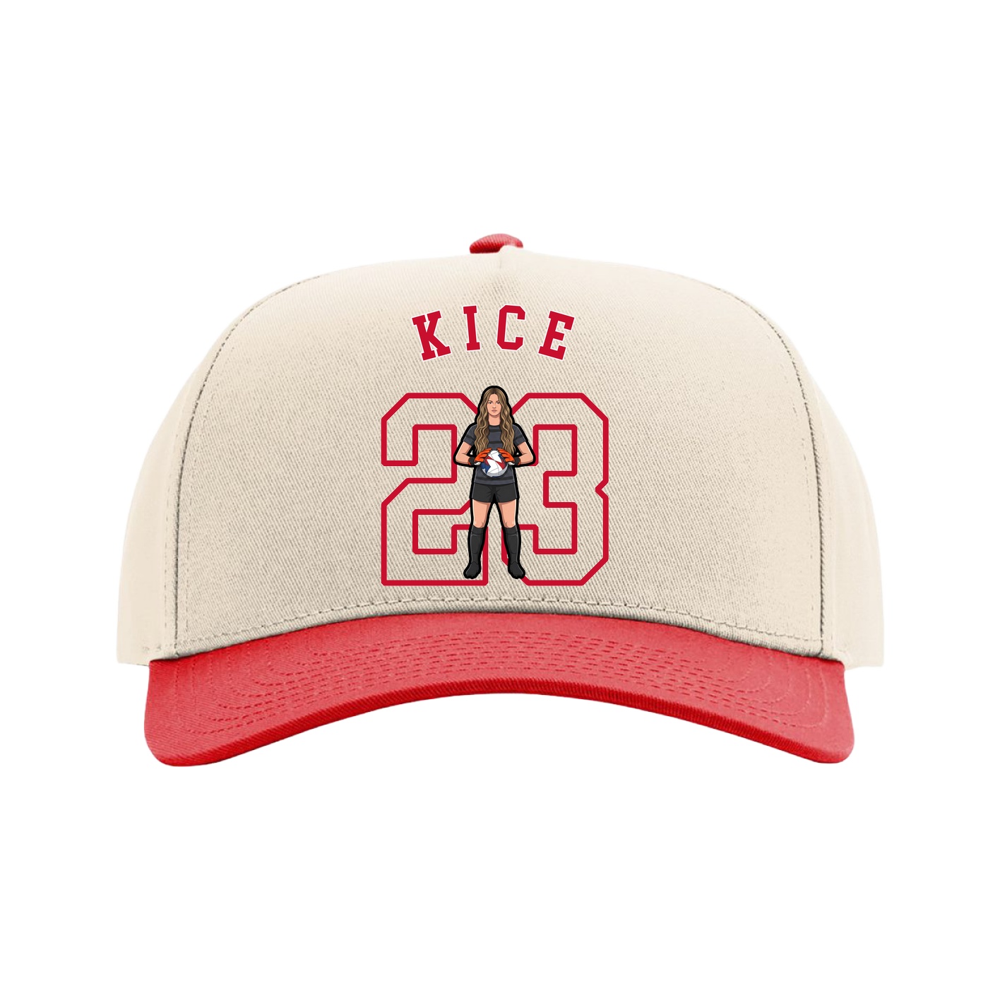 Full Fabric Five-Panel Champ Cap