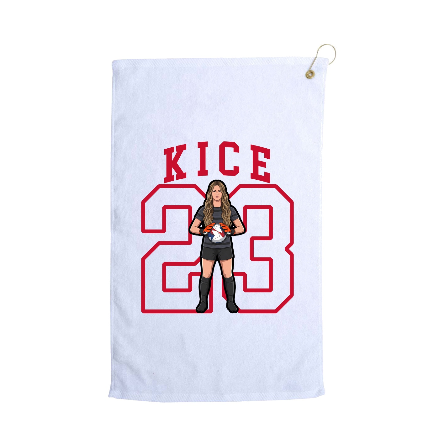 Golf Towel — Shirsey in White