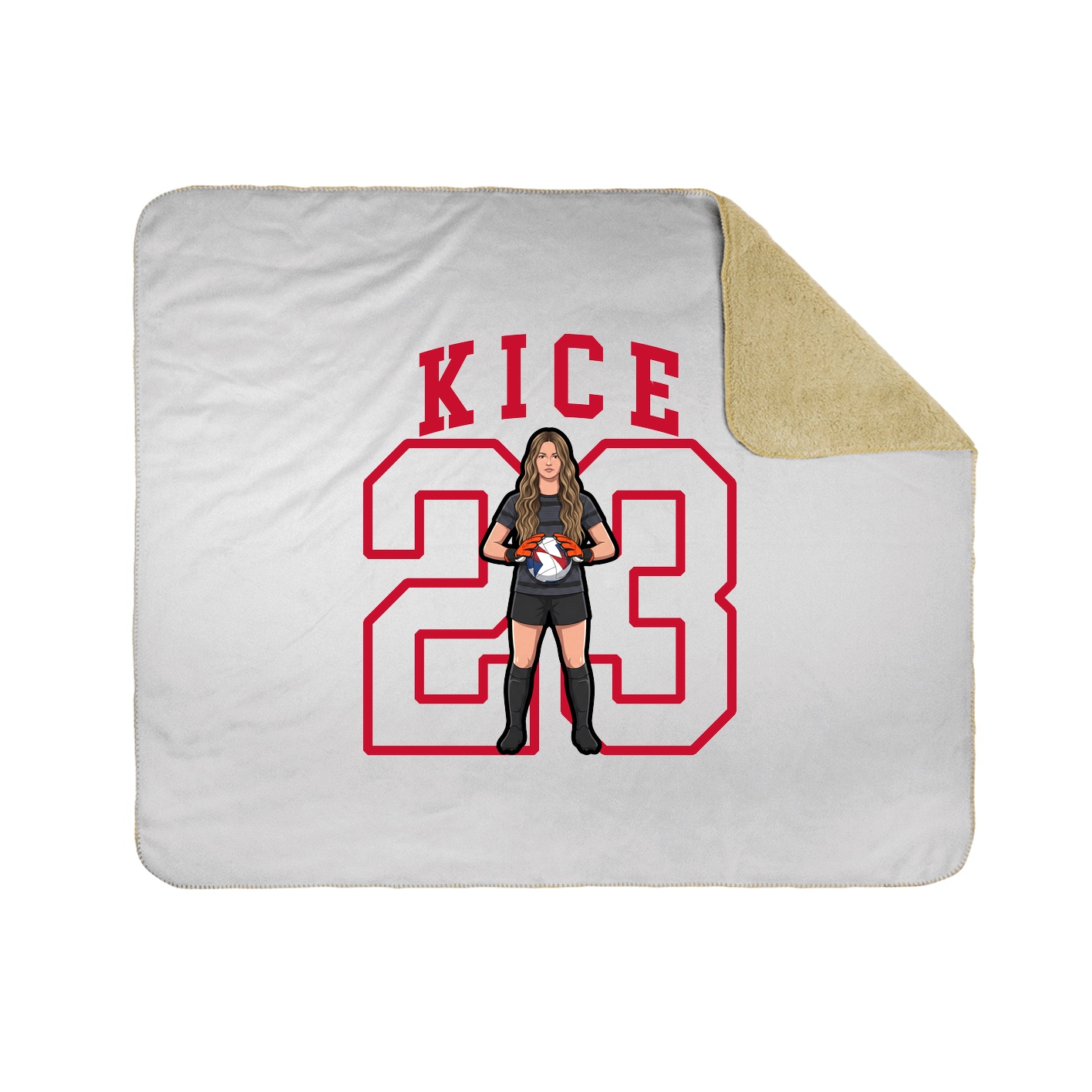 Throw Blanket — Shirsey in White
