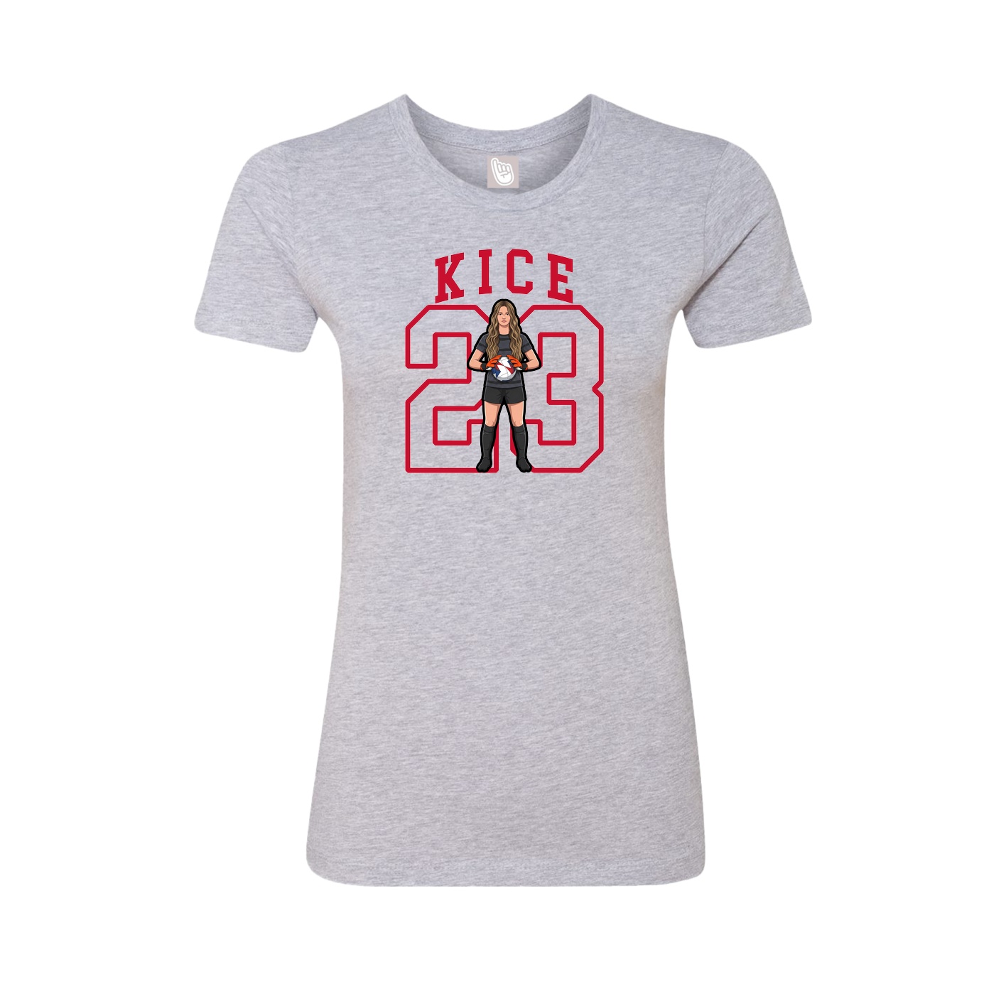 Womens Tee — Shirsey in Grey