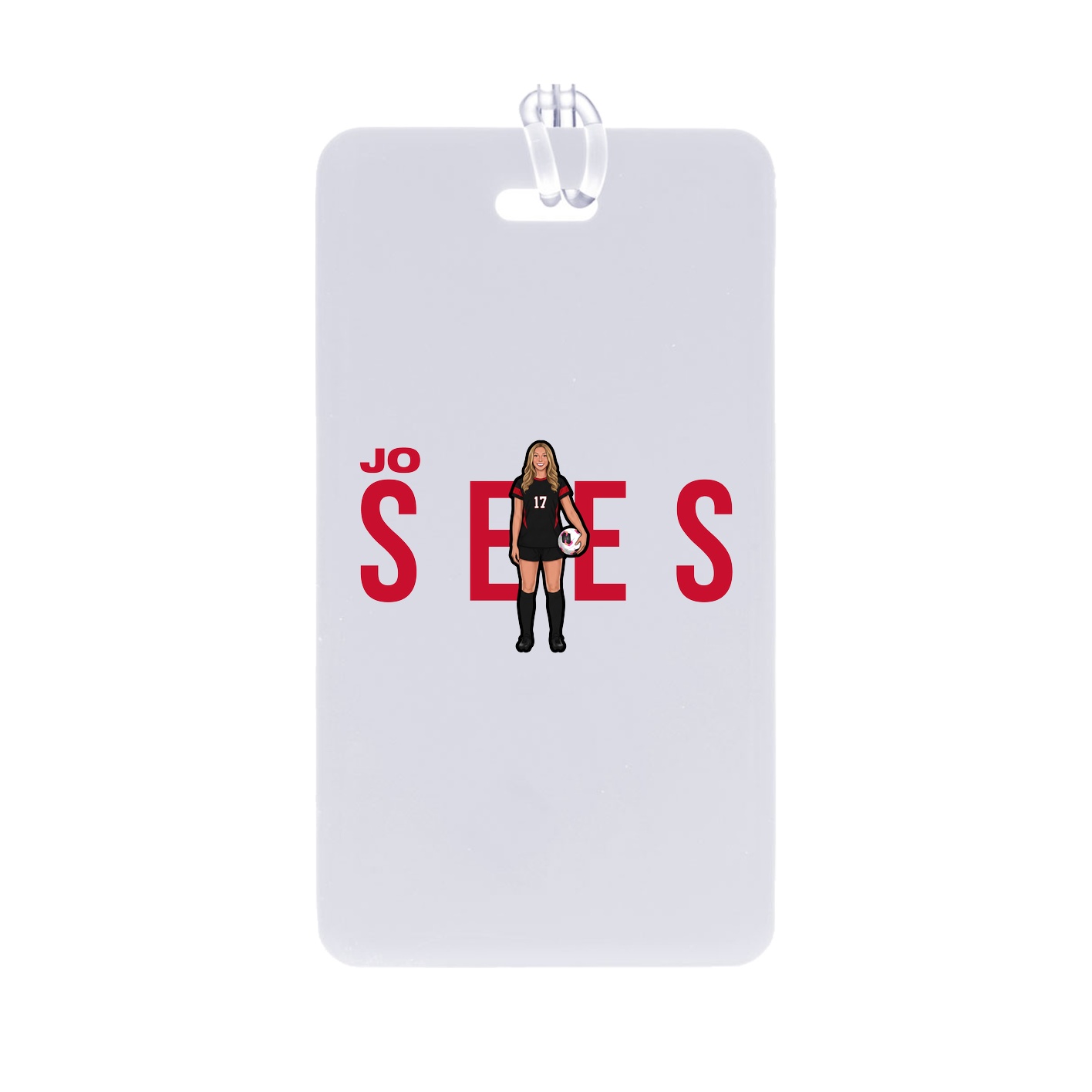 Bag Tag — Player Name in Classic