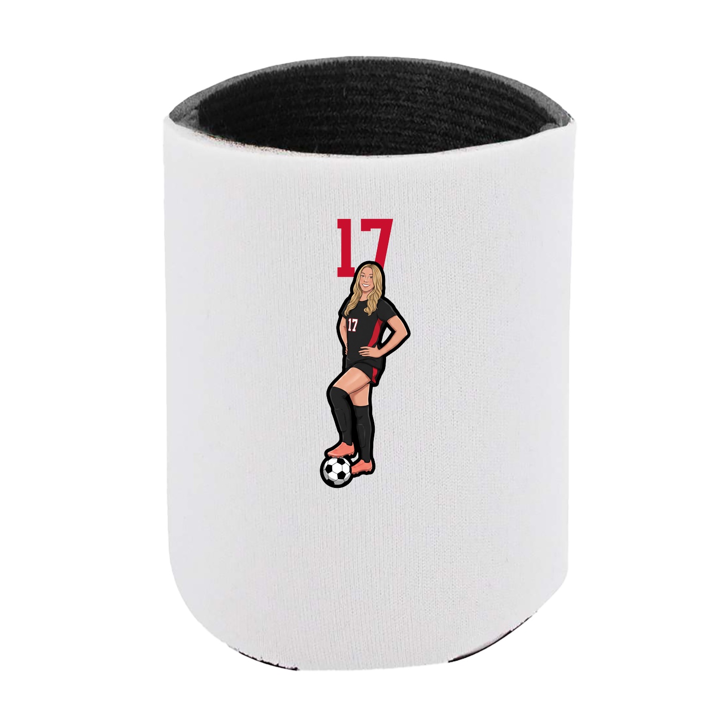 Can Holder — Number Top in White