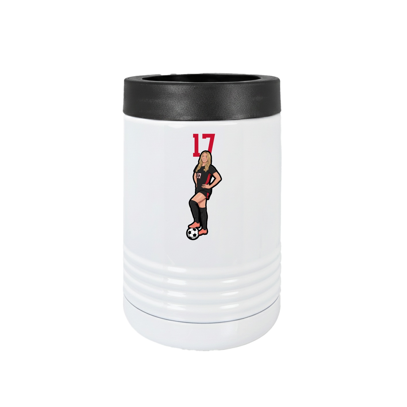 Beverage Holder — Number Top in White