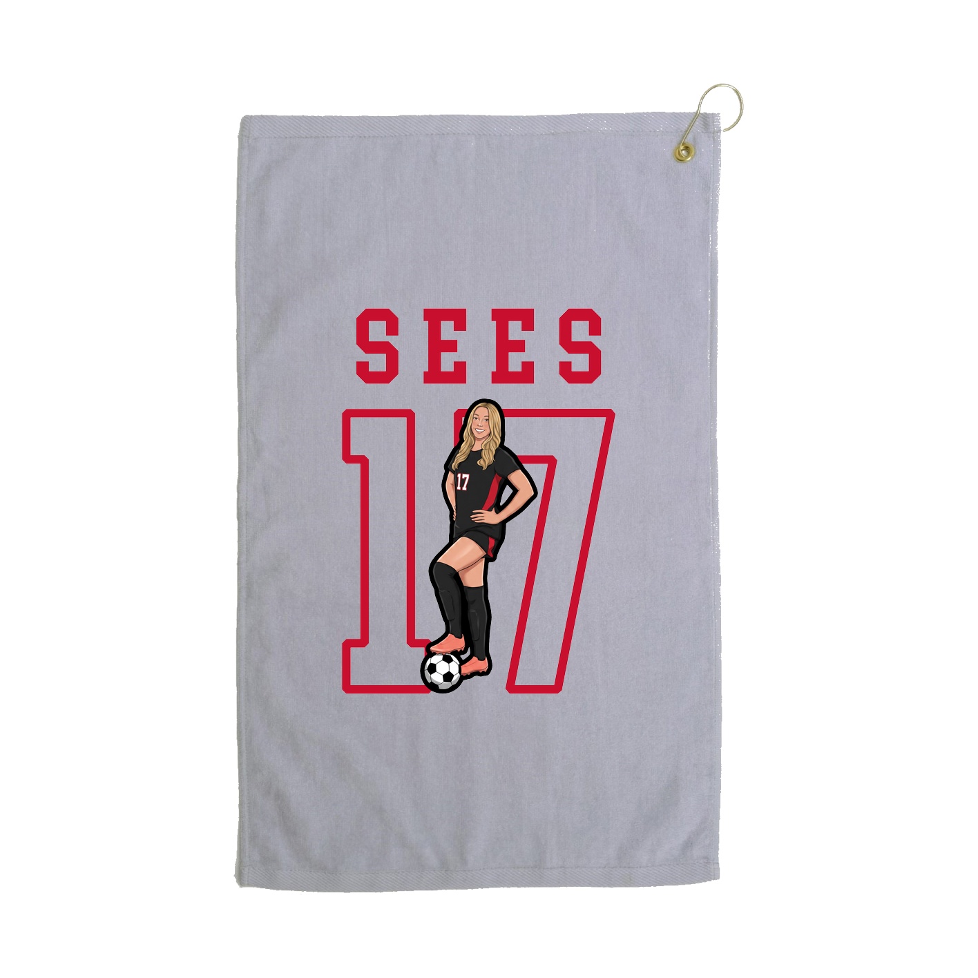 Golf Towel — Shirsey in Grey