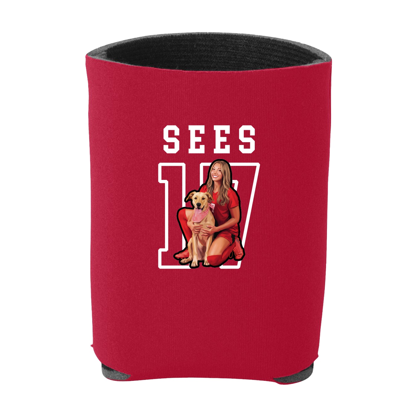 Can Holder — Shirsey in Red