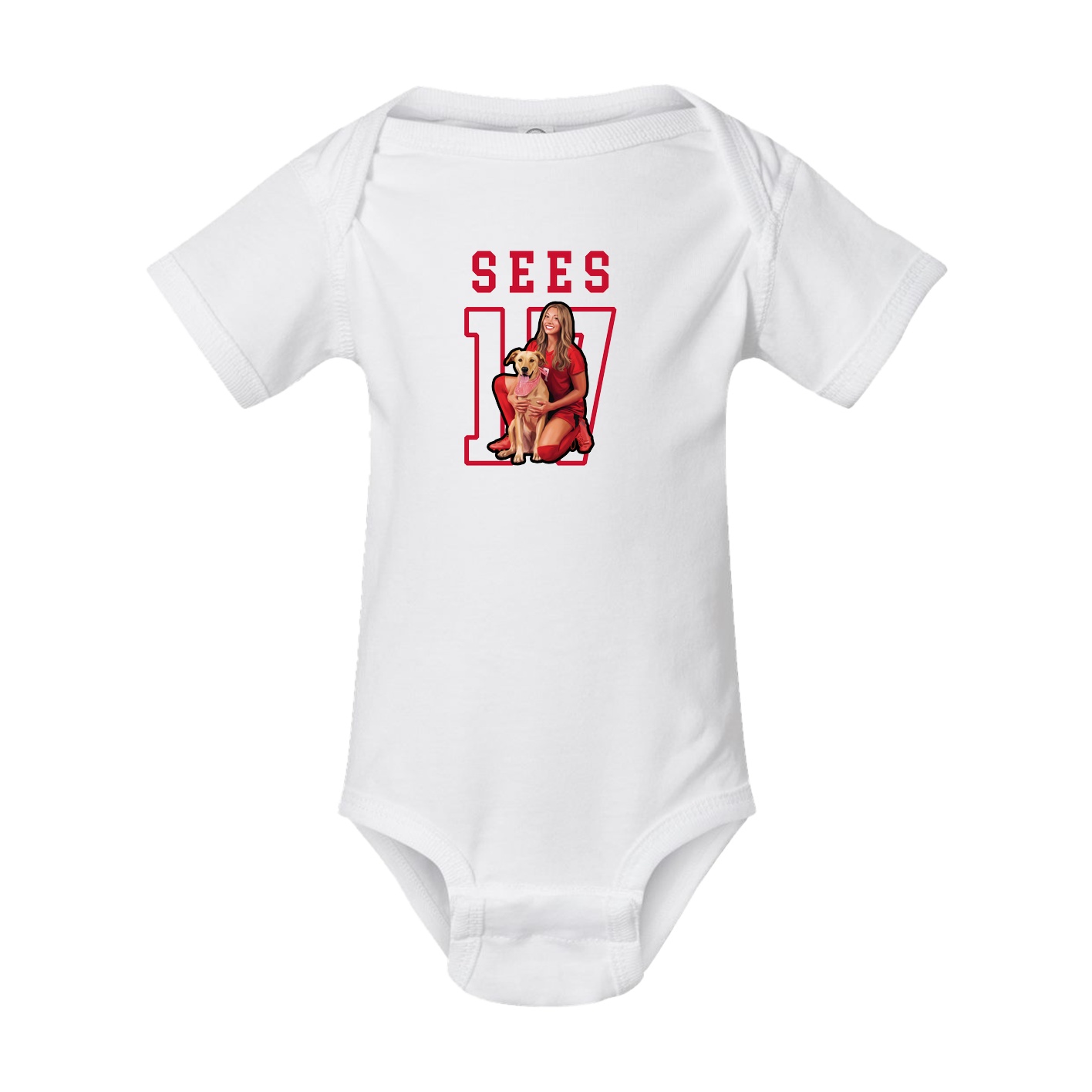 Baby Onesie — Shirsey in White