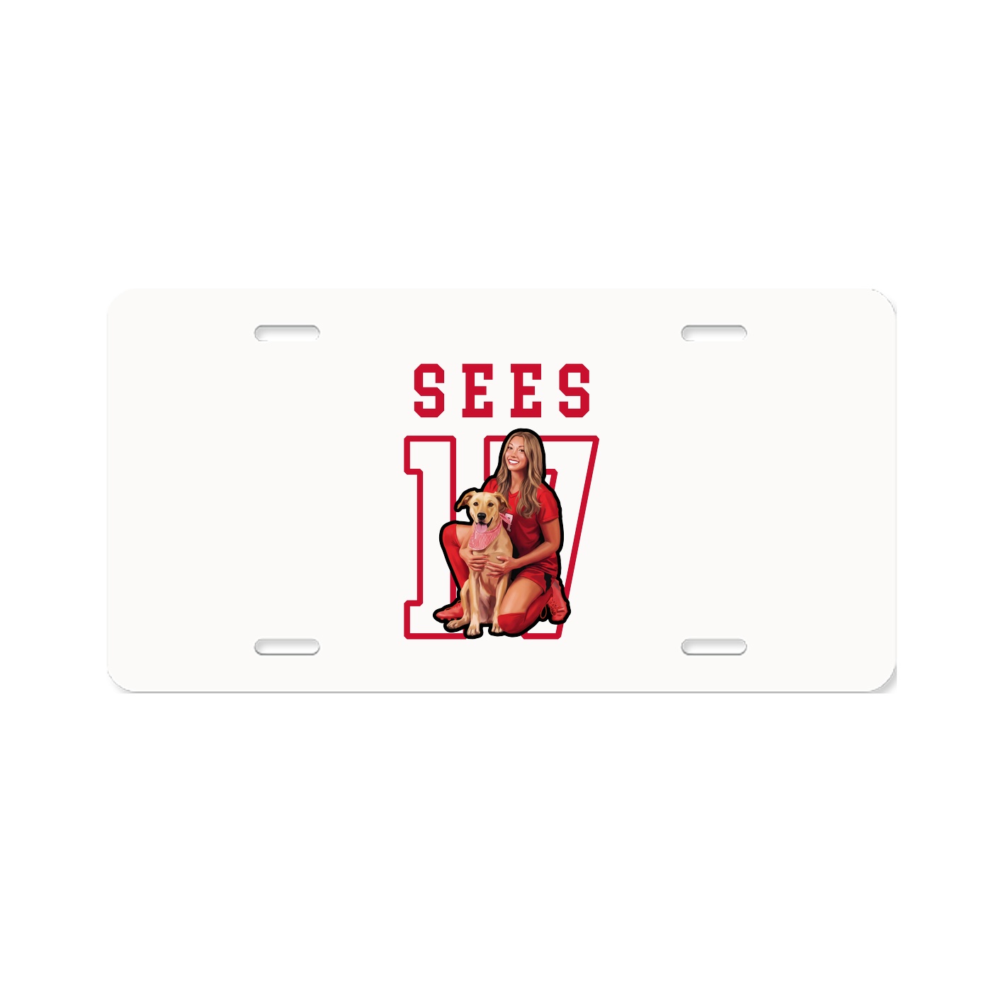 License Plate — Shirsey in Classic